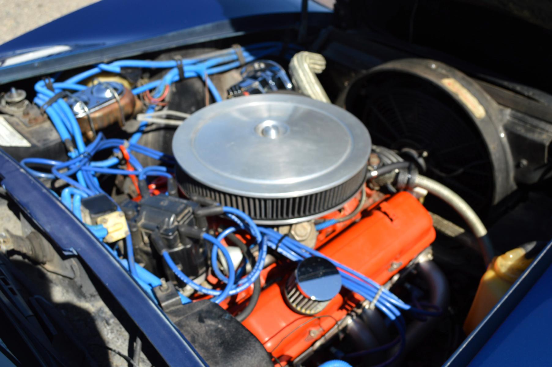 1973 Blue /Black Chevrolet Corvette Stingray (1Z37J3S4290) with an 350 engine, 4-Speed Manual transmission, located at 450 N Russell, Missoula, MT, 59801, (406) 543-6600, 46.874496, -114.017433 - Photo #16