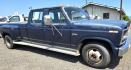 1986 Blue /Blue Ford F-350 Base (2FTJW35LXGC) with an 7.5L V8 OHV 16V engine, Automatic transmission, located at 450 N Russell, Missoula, MT, 59801, (406) 543-6600, 46.874496, -114.017433 - 1 Ton Dually Long Box CrewCab. Rear Wheel Drive. 7.5 Liter V8. Automatic Transmission. 43,284 Original Miles. Interior is close to Perfect. Even the headliner is immaculate. Clear Coat is pealing some. Left Rear Fender has some damage. This vehicle is more then 20 years old and is not eligible f - Photo#0