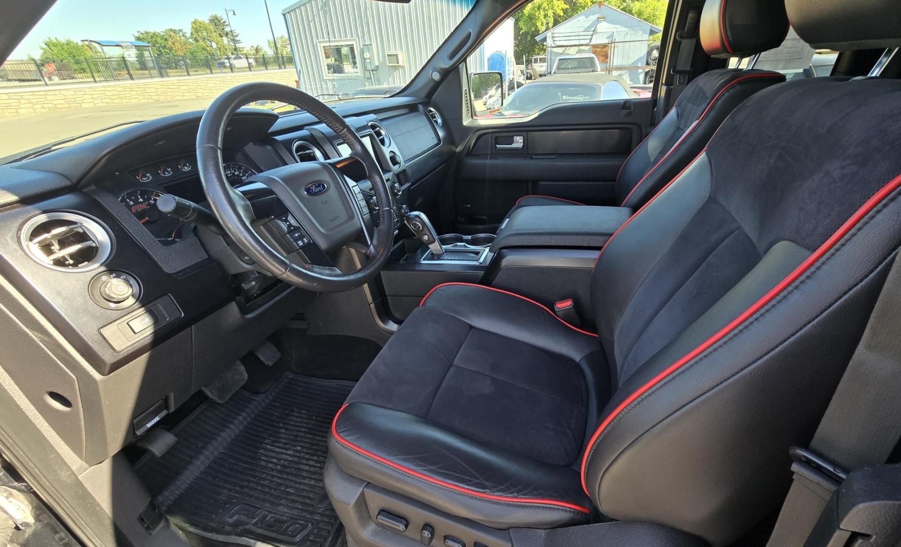 2014 Black /Black Ford F-150 FX4 SuperCab 6.5-ft. Bed 4WD (1FTFX1ET2EF) with an 3.5L V6 TURBO engine, 6-Speed Automatic transmission, located at 450 N Russell, Missoula, MT, 59801, (406) 543-6600, 46.874496, -114.017433 - Metallic Black 1/2 Ton 4WD. 3.5L V6 EcoBoost Engine. Excellent Condition. Leather Heated Seats. Power Front Seats. Power Sunroof. Air. Cruise. Tilt. Navigation. Backup Camera. AM FM SAT CD. Bluetooth. Running Boards. Towing. Nice Matching Topper. Fancy Custom Wheels. We Finance through local Cre - Photo#12