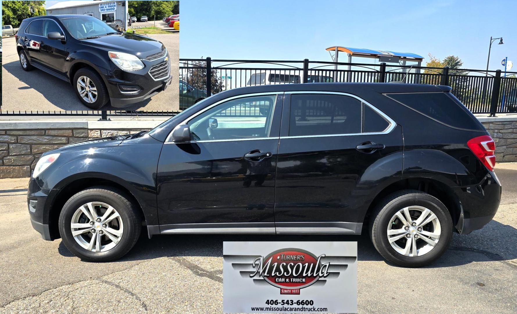 2016 Black /GRAY Chevrolet Equinox LS AWD (2GNFLEEK0G6) with an 2.4L L4 DOHC 16V FFV engine, 6A transmission, located at 450 N Russell, Missoula, MT, 59801, (406) 543-6600, 46.874496, -114.017433 - Reliable AWD SUV at a great price. 2.4L I4 Engine. Automatic Transmission. Air. Cruise Tilt. Bluetooth Audio and Phone. AM FM SAT. Backup Camera. Power Drivers Seat. Interior is near perfect. Clean Title and Carfax. - Photo#4