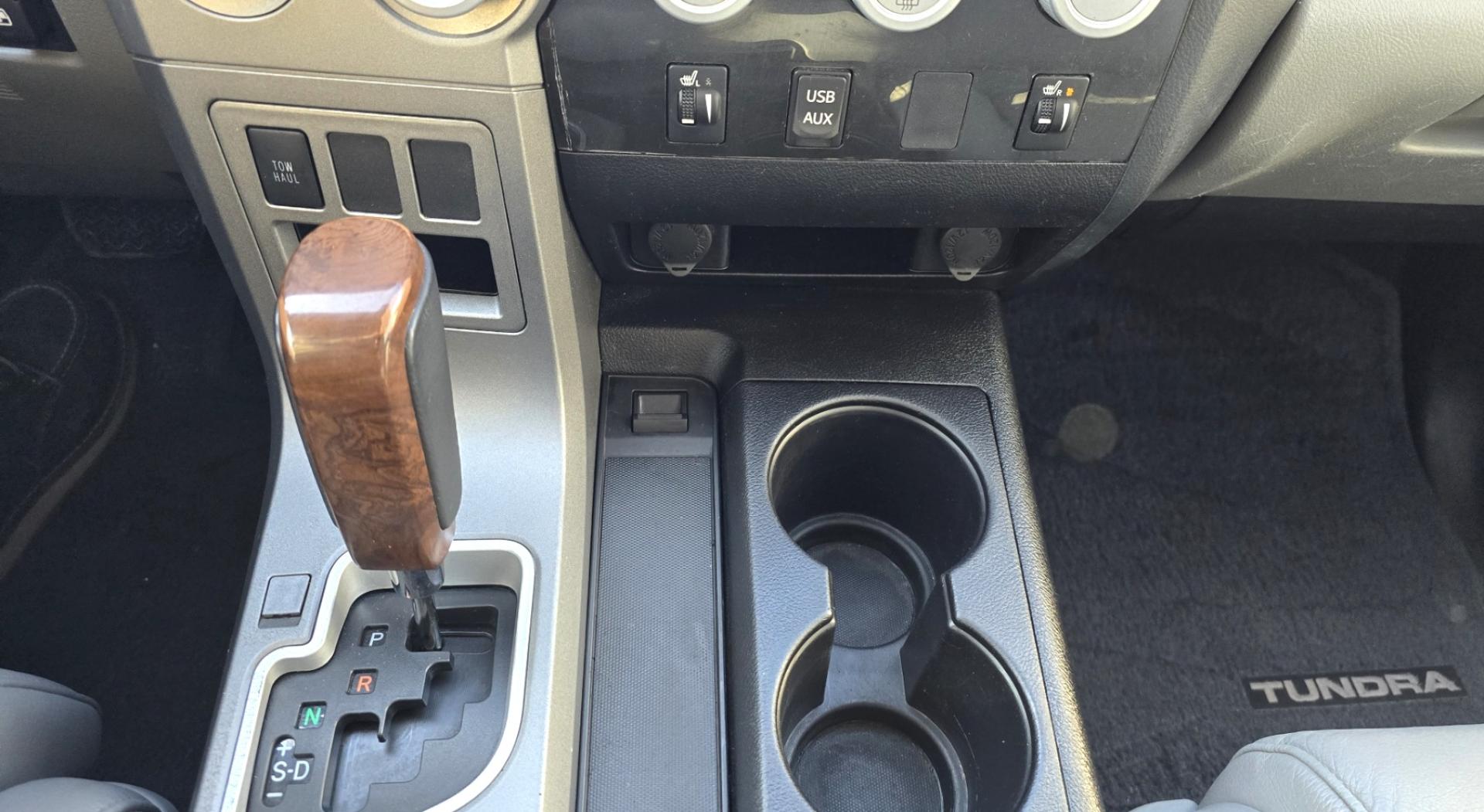 2013 Green /Gray Toyota Tundra Limited 5.7L CrewMax 4WD (5TFHY5F18DX) with an 5.7L V8 DOHC 32V engine, 6-Speed Automatic Overdrive transmission, located at 450 N Russell, Missoula, MT, 59801, (406) 543-6600, 46.874496, -114.017433 - Reliable 4WD Tundra Limited. 5.7L V8 Engine. 6 Speed Automatic Transmission. It's a Crewmax so there is a crazy amount of room in the Cab. Power Heated Front Seats. Power Sunroof. Backup Camera. Air. Cruise. Tilt. AM FM CD. Bluetooth. Backup Camera. Running Boards. Comes with a Nice Topper. Toyota - Photo#15