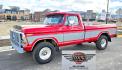 1979 Red and Silver /Red Ford F-150 Ranger (F15JREG8225) with an 460 V8 engine, Automatic transmission, located at 450 N Russell, Missoula, MT, 59801, (406) 543-6600, 46.874496, -114.017433 - This sharp-looking classic Ford pickup offers a unique blend of components. Although the title lists it as an F150 due to a cab replacement—the new cab being a 1/2 ton with an F150 VIN number—the rest of the vehicle is essentially an F250. All major features except the cab reflect a 3/4 ton conf - Photo#1