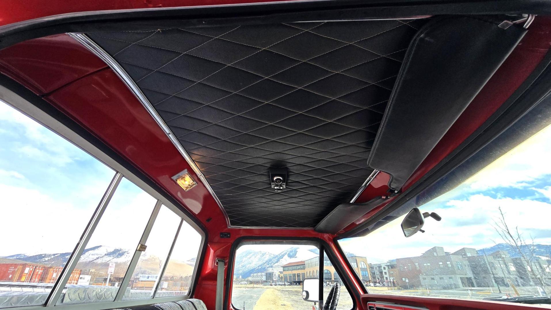 1979 Red and Silver /Red Ford F-150 Ranger (F15JREG8225) with an 460 V8 engine, Automatic transmission, located at 450 N Russell, Missoula, MT, 59801, (406) 543-6600, 46.874496, -114.017433 - This sharp-looking classic Ford pickup offers a unique blend of components. Although the title lists it as an F150 due to a cab replacement—the new cab being a 1/2 ton with an F150 VIN number—the rest of the vehicle is essentially an F250. All major features except the cab reflect a 3/4 ton conf - Photo#13