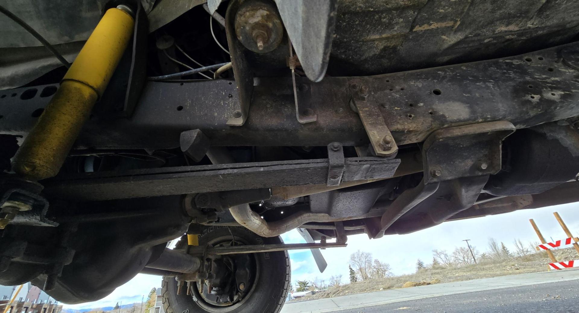 1979 Red and Silver /Red Ford F-150 Ranger (F15JREG8225) with an 460 V8 engine, Automatic transmission, located at 450 N Russell, Missoula, MT, 59801, (406) 543-6600, 46.874496, -114.017433 - This sharp-looking classic Ford pickup offers a unique blend of components. Although the title lists it as an F150 due to a cab replacement—the new cab being a 1/2 ton with an F150 VIN number—the rest of the vehicle is essentially an F250. All major features except the cab reflect a 3/4 ton conf - Photo#17