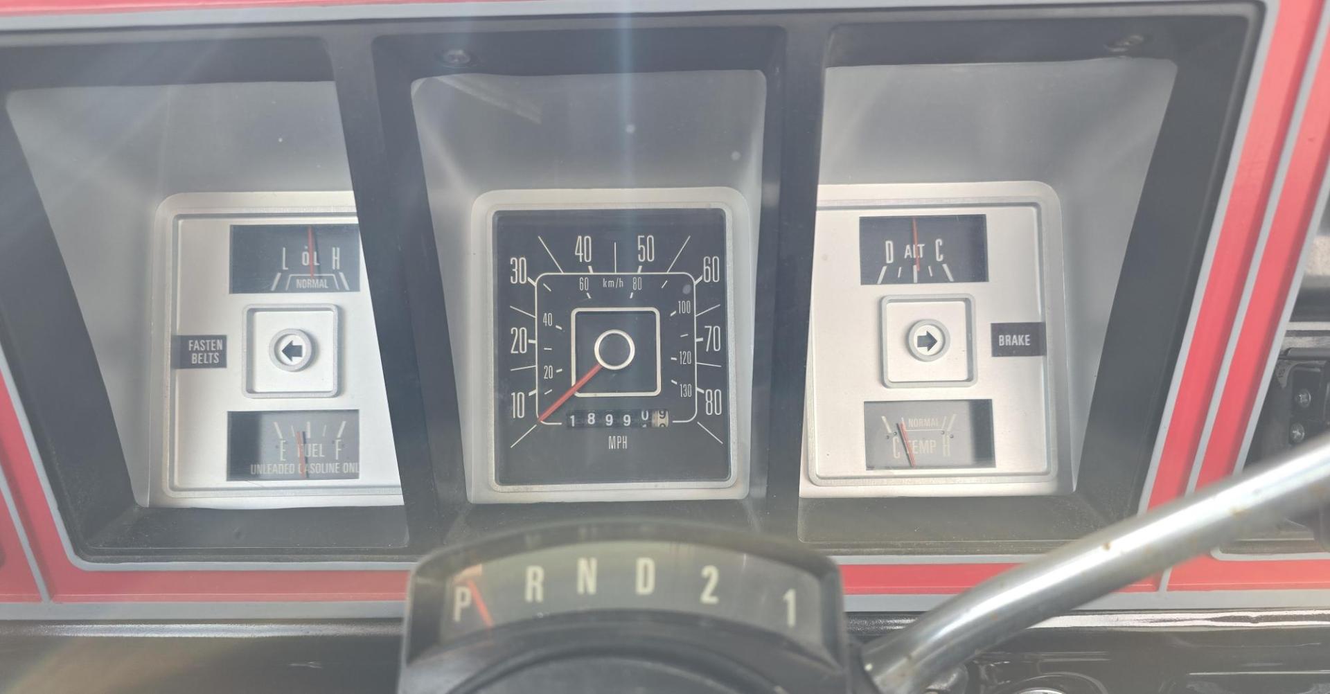 1979 Red and Silver /Red Ford F-150 Ranger (F15JREG8225) with an 460 V8 engine, Automatic transmission, located at 450 N Russell, Missoula, MT, 59801, (406) 543-6600, 46.874496, -114.017433 - This sharp-looking classic Ford pickup offers a unique blend of components. Although the title lists it as an F150 due to a cab replacement—the new cab being a 1/2 ton with an F150 VIN number—the rest of the vehicle is essentially an F250. All major features except the cab reflect a 3/4 ton conf - Photo#18