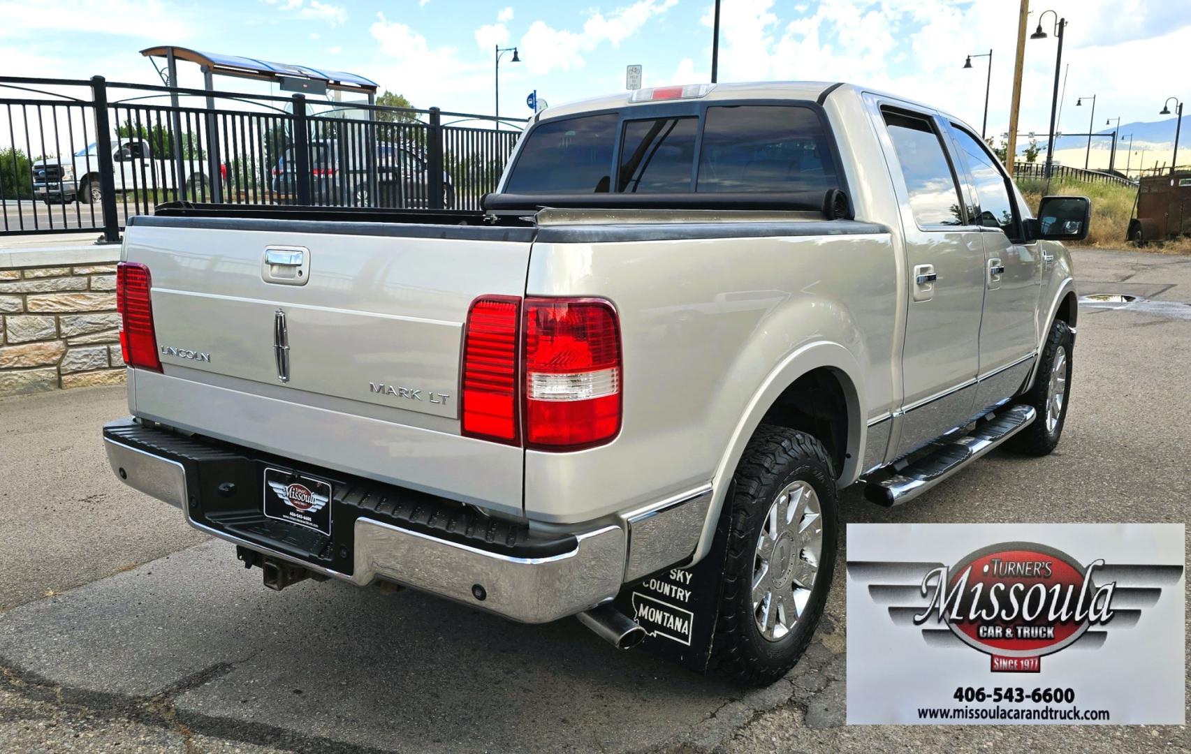 2006 Tan /Gray Lincoln Mark LT 4WD (5LTPW18596F) with an 5.4L V8 SOHC 24V engine, 4A OD transmission, located at 450 N Russell, Missoula, MT, 59801, (406) 543-6600, 46.874496, -114.017433 - Smooth Driving Lincoln 4WD Pickup. 5.4L V8 Engine. Power Seats. Heated Front Seats. Air. Cruise. Tilt. Power Windows and Locks. Excellent Goodrich Tires. Running Boards. Aftermarket Rear View Camera. Clean Title and Carfax. Does have an Airbag light on. Because of the age, our lenders do NOT off- Photo#4