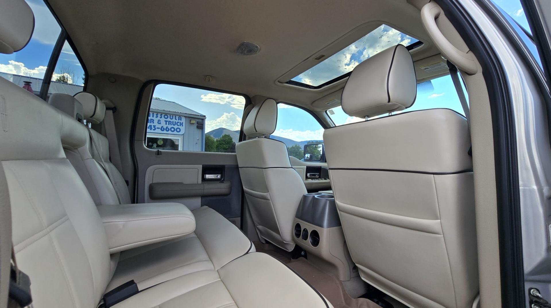 2006 Tan /Gray Lincoln Mark LT 4WD (5LTPW18596F) with an 5.4L V8 SOHC 24V engine, 4A OD transmission, located at 450 N Russell, Missoula, MT, 59801, (406) 543-6600, 46.874496, -114.017433 - Smooth Driving Lincoln 4WD Pickup. 5.4L V8 Engine. Power Seats. Heated Front Seats. Air. Cruise. Tilt. Power Windows and Locks. Excellent Goodrich Tires. Running Boards. Aftermarket Rear View Camera. Clean Title and Carfax. Does have an Airbag light on. Because of the age, our lenders do NOT off- Photo#13