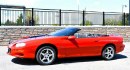 1999 Red /Black Leather Chevrolet Camaro (2G1FP32G6X2) with an 5.7L V8 MPI "LS1" engine, 6 Speed Manual transmission, located at 450 N Russell, Missoula, MT, 59801, (406) 543-6600, 46.874496, -114.017433- Photo#2