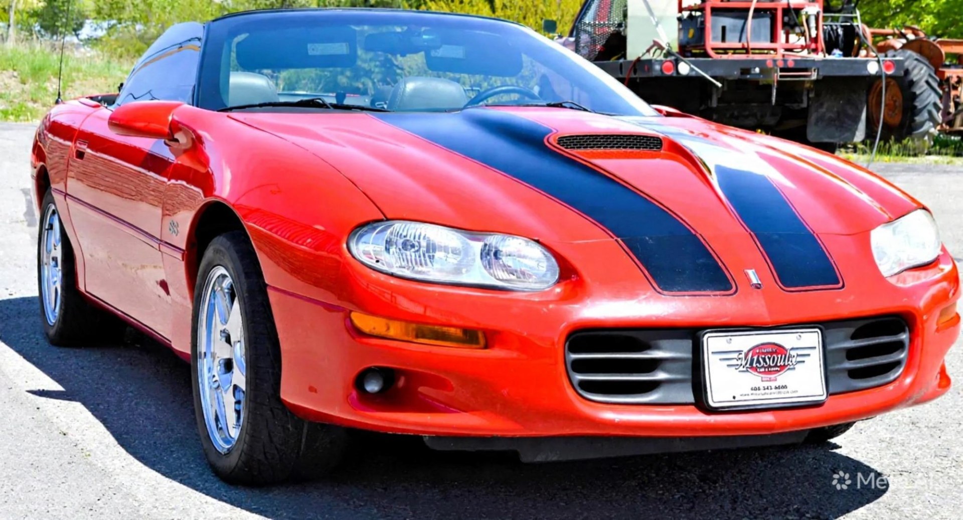1999 Red /Black Leather Chevrolet Camaro (2G1FP32G6X2) with an 5.7L V8 MPI "LS1" engine, 6 Speed Manual transmission, located at 450 N Russell, Missoula, MT, 59801, (406) 543-6600, 46.874496, -114.017433- Photo#3