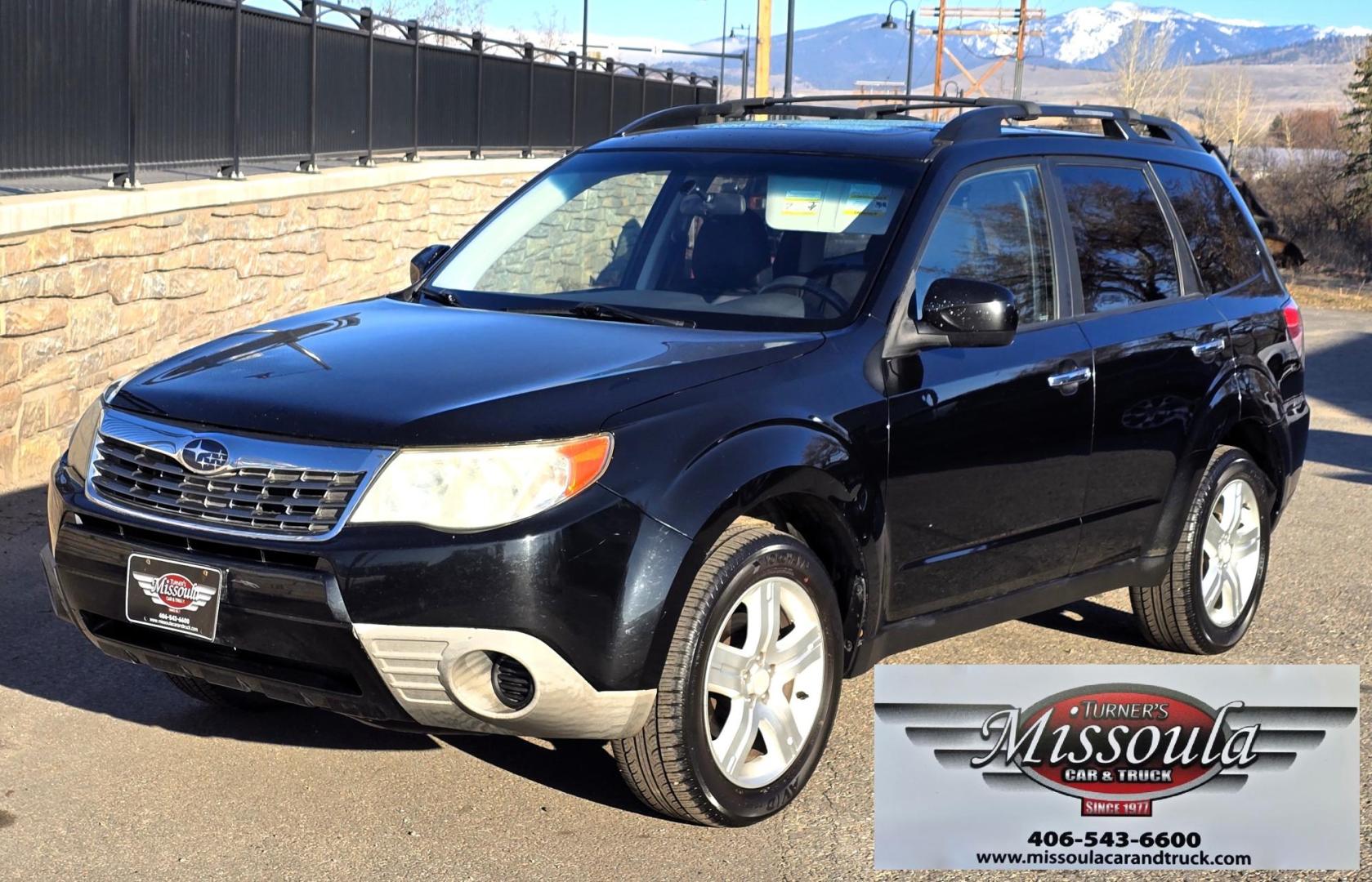 2009 Black /Grey Cloth Subaru Forester Premium (JF2SH63699H) with an 2.5L H4 SOHC 16V engine, 4-Speed Automatic transmission, located at 450 N Russell, Missoula, MT, 59801, (406) 543-6600, 46.874496, -114.017433 - Jet Black AWD Subaru. 2.5L Engine. Has all the necessary Subaru Maintenance. New Timing Belt. New Water Pump. New Head Gasket. New Radiator. Runs amazing. Automatic Transmission. Power Sunroof. Power Drivers Seat. Heated Front Seat.Air. Cruise. Tilt. Power Windows and Locks. Yokohama Tires. We Fin - Photo#10