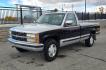 1990 Black Chevrolet C/K 1500 Reg. Cab 8 ft. Bed 4WD (2GCEK14K0L1) with an 5.7L V8 OHV 16V engine, 4-Speed Automatic Overdrive transmission, located at 450 N Russell, Missoula, MT, 59801, (406) 543-6600, 46.874496, -114.017433 - Low miles at 159k. 5.7L V8 Engine. Automatic Transmission. 4 Wheel Drive. Air. Cruise. Tilt. Tires are Excellent. Set up for Towing. Because of the age, our lender do NOT offer financing on this vehicle. - Photo#1
