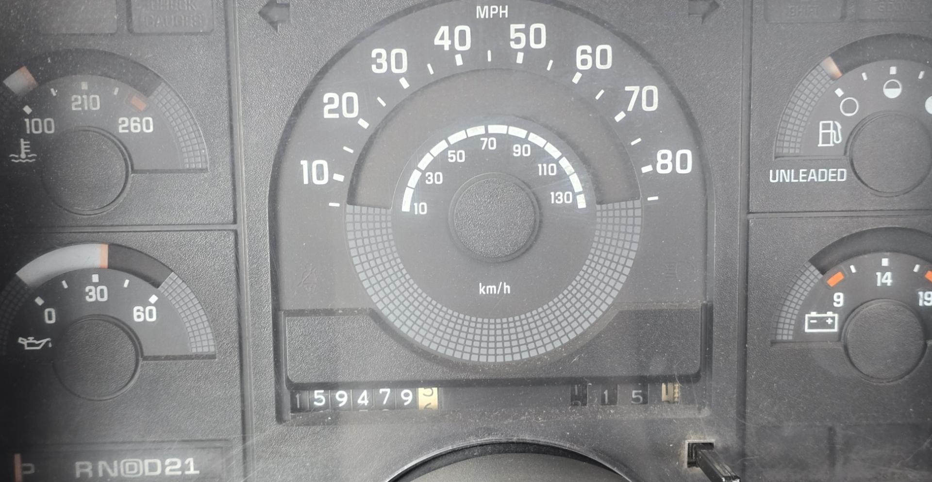 1990 Black Chevrolet C/K 1500 Reg. Cab 8 ft. Bed 4WD (2GCEK14K0L1) with an 5.7L V8 OHV 16V engine, 4-Speed Automatic Overdrive transmission, located at 450 N Russell, Missoula, MT, 59801, (406) 543-6600, 46.874496, -114.017433 - Low miles at 159k. 5.7L V8 Engine. Automatic Transmission. 4 Wheel Drive. Air. Cruise. Tilt. Tires are Excellent. Set up for Towing. Because of the age, our lender do NOT offer financing on this vehicle. - Photo#10