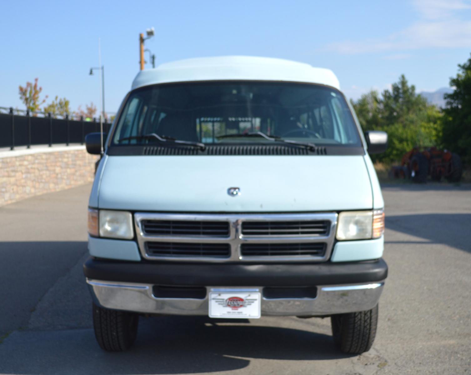 1997 Blue Dodge Ram Wagon B3500 (2B5WB35Z8VK) with an 5.9L V8 OHV 16V engine, 4-Speed Automatic Overdrive transmission, located at 450 N Russell, Missoula, MT, 59801, (406) 543-6600, 46.874496, -114.017433 - Only 86K Miles. Has a Hydraulic Wheel Chair Lift in the back. Seats 9 Total. Front and Rear Air Conditioning and Heat. Automatic Transmission. This vehicle is more then 20 years old and is not eligible for lending through our finance companies. - Photo #3