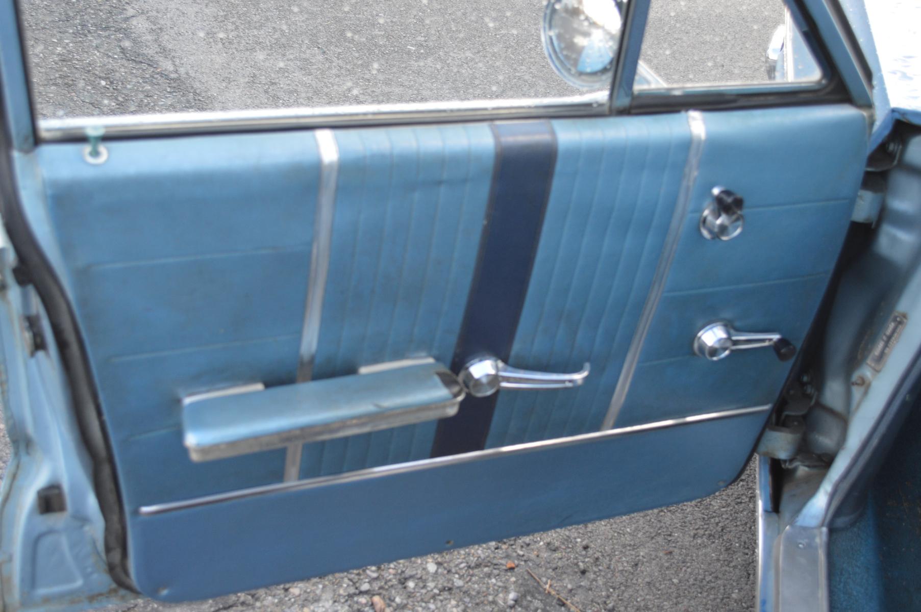 1964 Blue /Blue Chevrolet Bel Air (41669J32209) with an 301 V8 engine, Automatic transmission, located at 450 N Russell, Missoula, MT, 59801, (406) 543-6600, 46.874496, -114.017433 - Very Clean and Very Straight Classic Car. Newer Motor with only 5K Miles (No Documentation). Interior is good. No Rust. Original Ramhorn Exhaust Manifolds. Must See to Appreciate. This vehicle is more then 20 years old and is not eligible for lending through our finance companies. - Photo #20