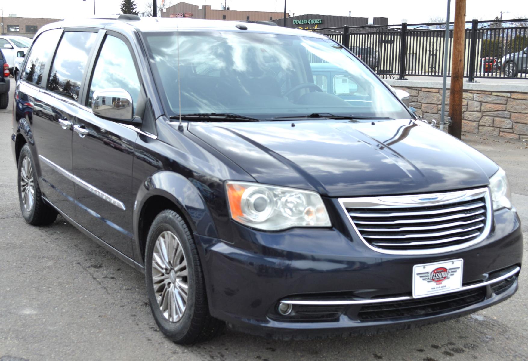 2011 Blue /Black Chrysler Town & Country Limited (2A4RR6DG6BR) with an 3.6L V6 DOHC 24V engine, 6-Speed Automatic transmission, located at 450 N Russell, Missoula, MT, 59801, (406) 543-6600, 46.874496, -114.017433 - Beautiful Van. 3rd Row Seating. Leather Seats. Rear Entertainment. Power Sliding Doors on both sides. Air. Cruise. Tilt. Navigation. Bluetooth. Stow and Go Seats. Heated Seats. Heated Steering Wheel. - Photo #3
