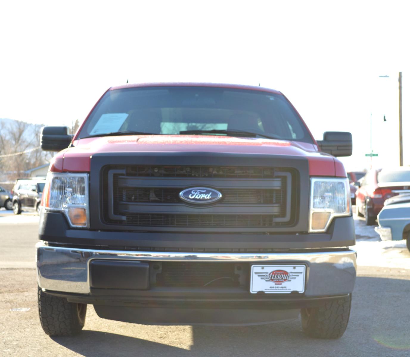 2014 Red Ford F-150 STX 6.5-ft. Bed 2WD (1FTNF1CT7EK) with an 3.5L V6 TURBO engine, 6-Speed Automatic transmission, located at 450 N Russell, Missoula, MT, 59801, (406) 543-6600, 46.874496, -114.017433 - Great Running Two Wheel Drive Truck. Automatic Transmission. Air, Cruise, Tilt. CD Player. Nice Topper. - Photo #2