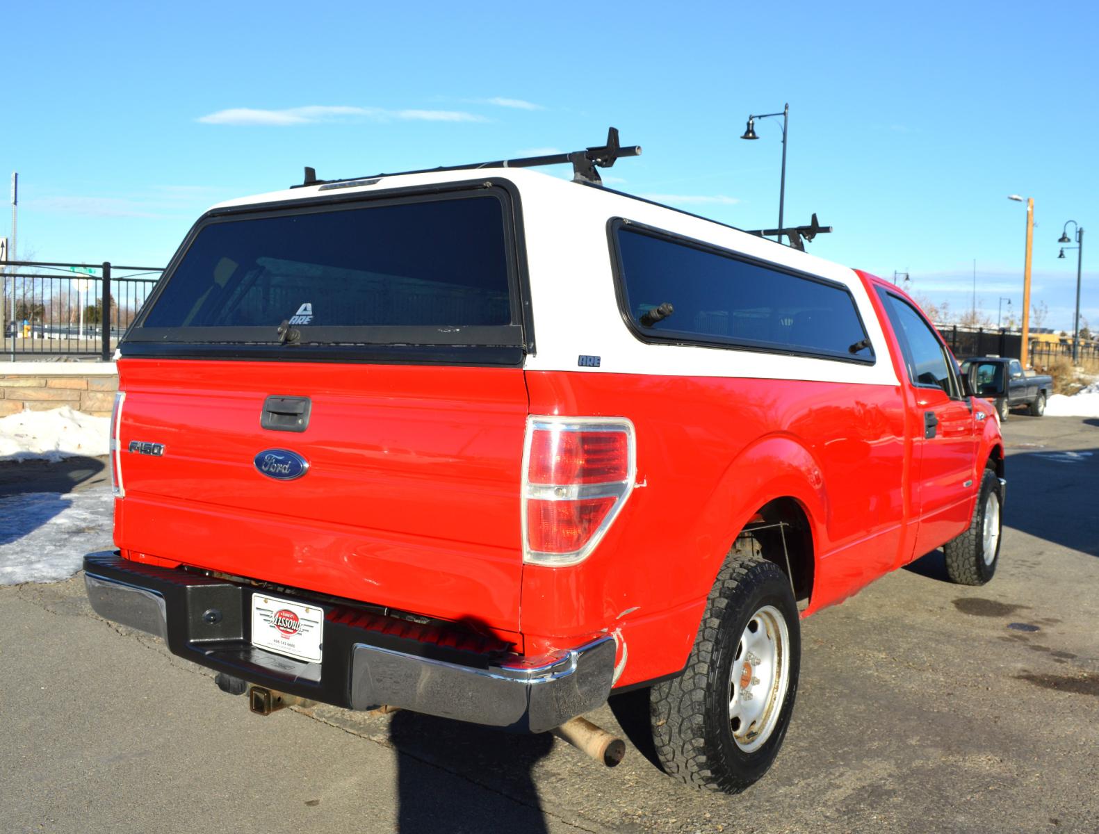 2014 Red Ford F-150 STX 6.5-ft. Bed 2WD (1FTNF1CT7EK) with an 3.5L V6 TURBO engine, 6-Speed Automatic transmission, located at 450 N Russell, Missoula, MT, 59801, (406) 543-6600, 46.874496, -114.017433 - Great Running Two Wheel Drive Truck. Automatic Transmission. Air, Cruise, Tilt. CD Player. Nice Topper. - Photo #5