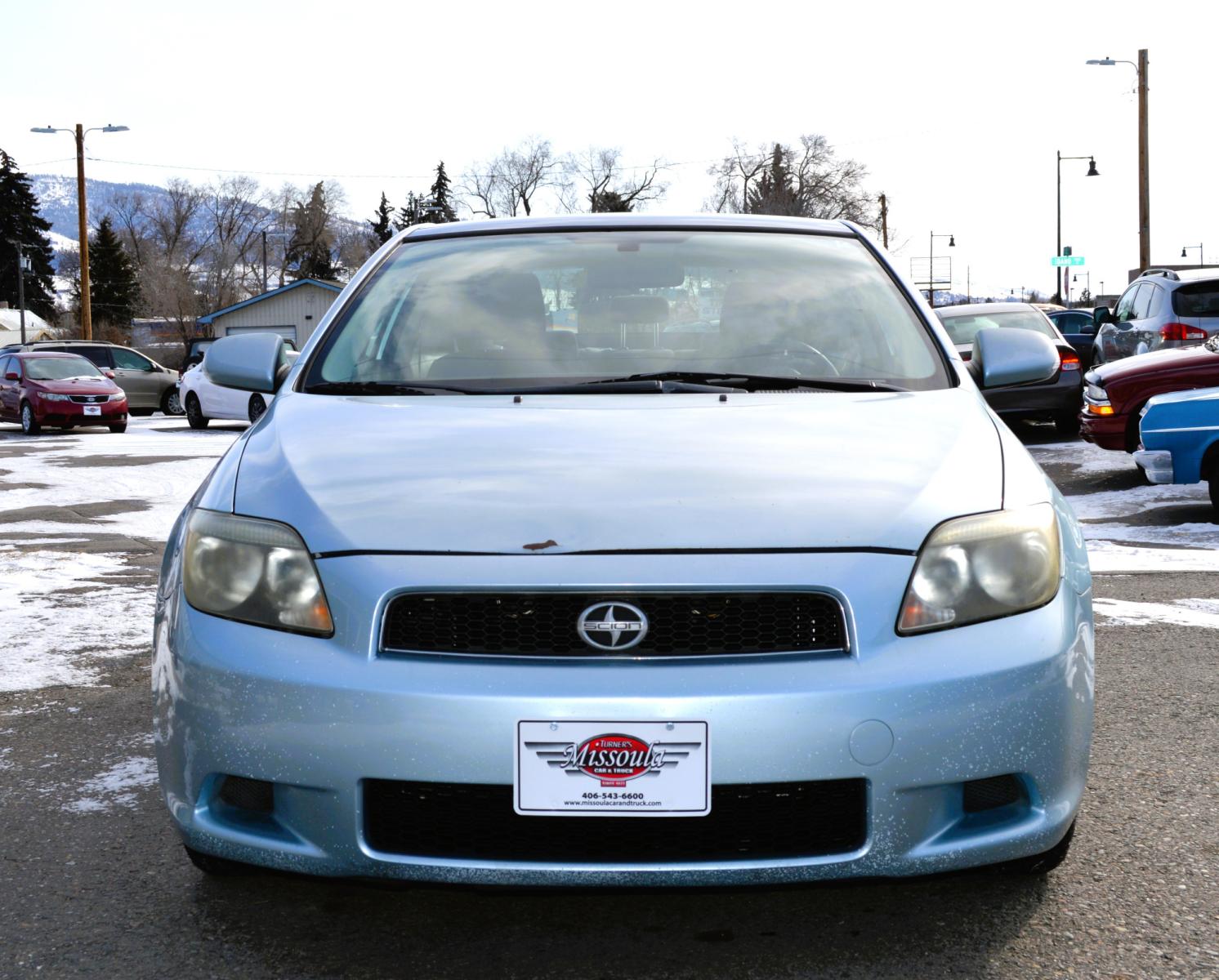 2006 Blue Scion tC Sport Coupe (JTKDE177460) with an 2.4L L4 DOHC 16V engine, 5-Speed Manual transmission, located at 450 N Russell, Missoula, MT, 59801, (406) 543-6600, 46.874496, -114.017433 - Photo #1