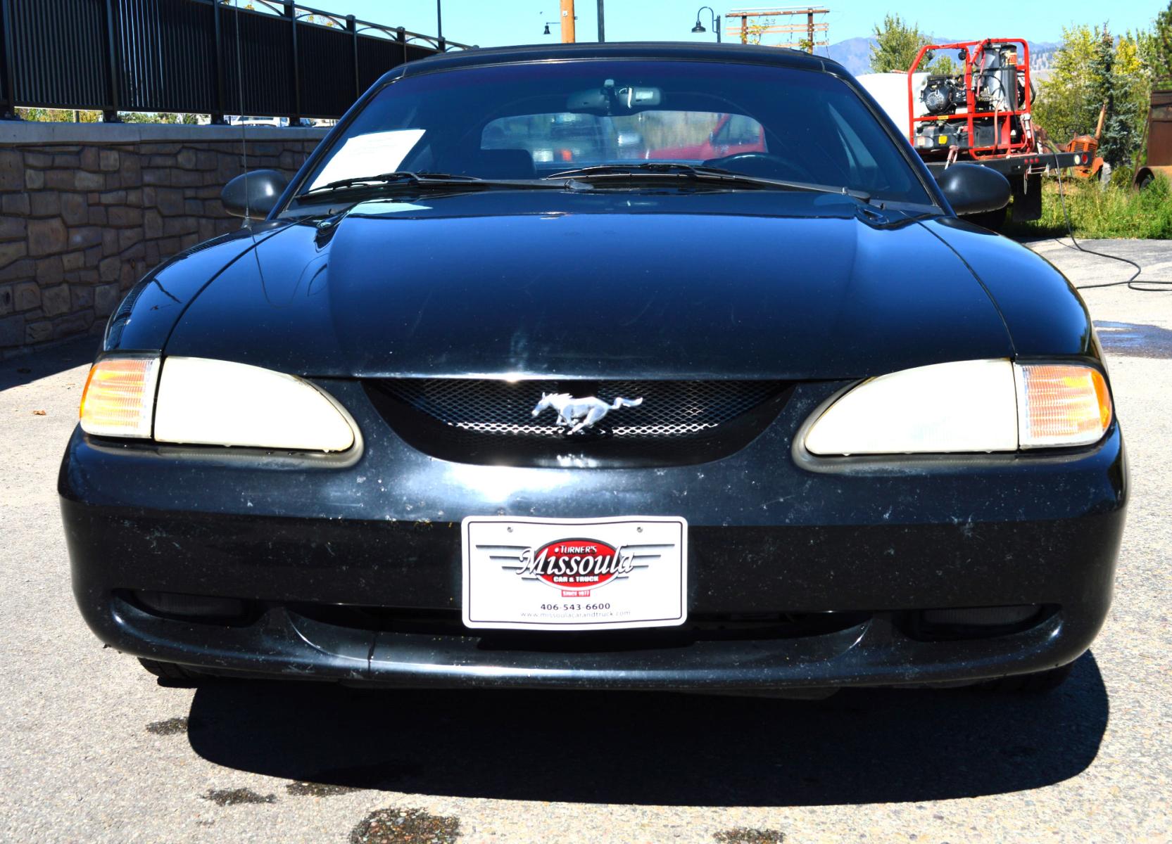 1998 Black Ford Mustang GT Convertible (1FAFP45X0WF) with an 4.6L V8 SOHC 16V engine, Automatic transmission, located at 450 N Russell, Missoula, MT, 59801, (406) 543-6600, 46.874496, -114.017433 - Brand New Convertible Top goes up and down great. Automatic Transmission. Air. Cruise. Tilt. This vehicle is more then 20 years old and is not eligible for lending through our finance companies. - Photo #9