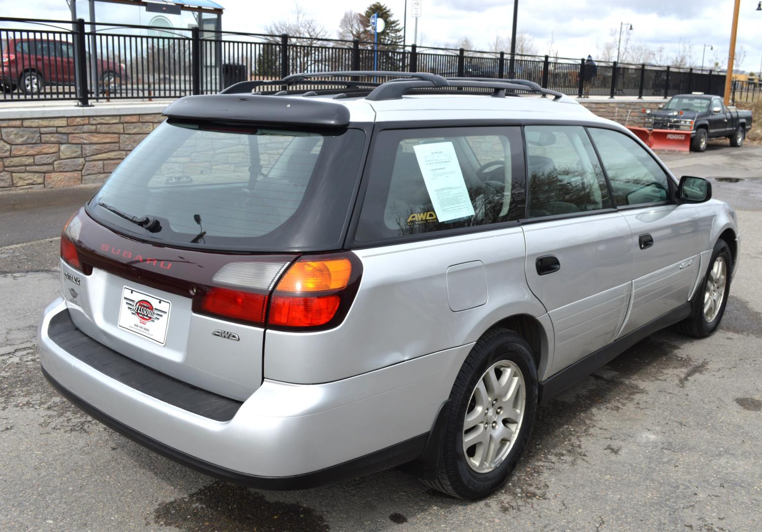 2004 Silver Subaru Outback Wagon w/All-weather Package (4S3BH675X47) with an 2.5L H4 SOHC 16V engine, Automatic transmission, located at 450 N Russell, Missoula, MT, 59801, (406) 543-6600, 46.874496, -114.017433 - New Timing Belt, Water Pump, Head Gasket.etc.!! Heated Seats. Automatic Transmission. Air. Cruise. Tilt. Power Windows. Because of the age, financing is not available through our lenders. - Photo#5