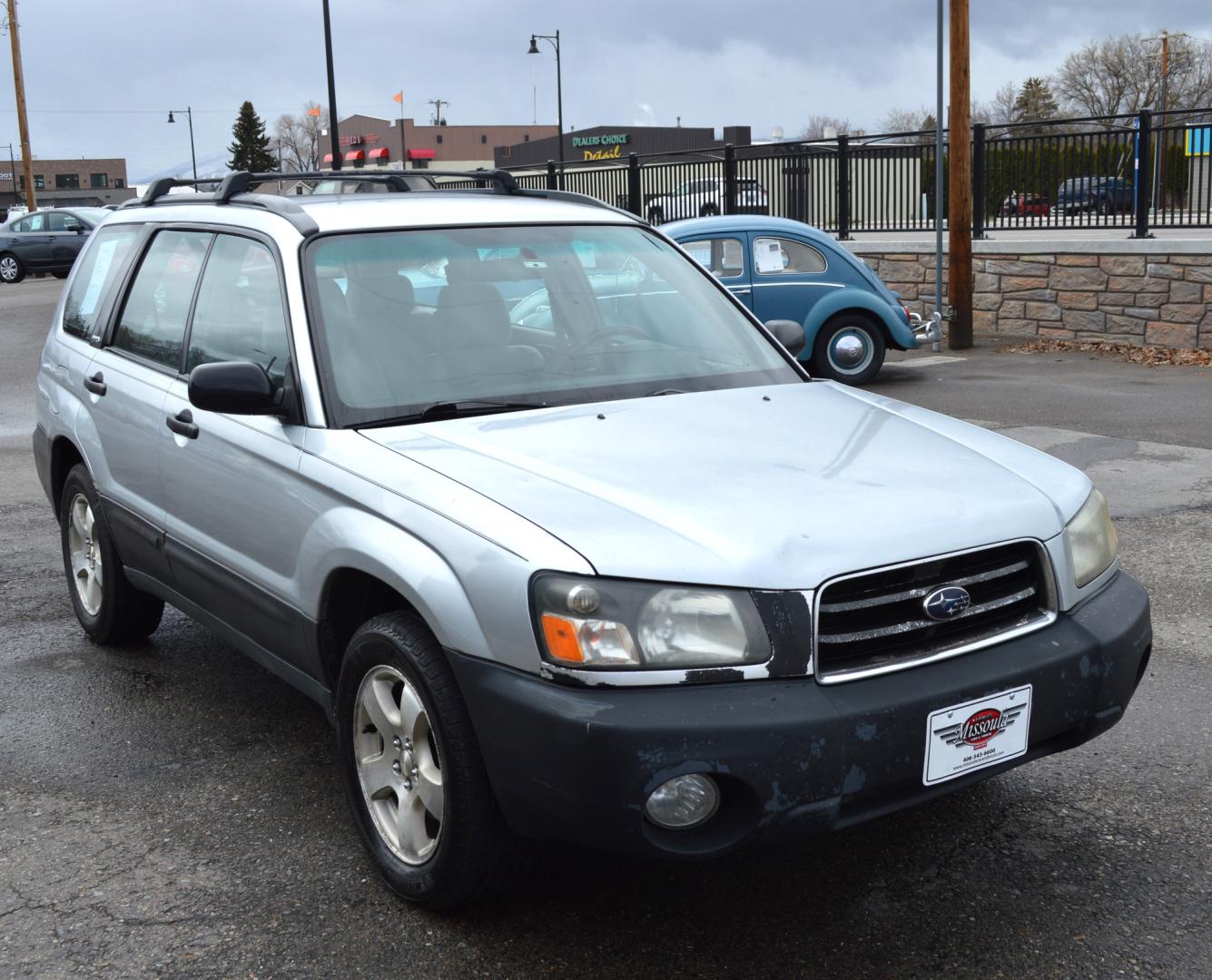 2003 Silver Subaru Forester 2.5 X (JF1SG63693G) with an 2.5L H4 DOHC 16V engine, 5-Speed Manual transmission, located at 450 N Russell, Missoula, MT, 59801, (406) 543-6600, 46.874496, -114.017433 - Great Running Suby. New Timing Belt, Water Pump, Head Gasket. New Clutch. Air Conditioning. Power Windows and Locks. This vehicle is 20 years old and is not eligible for lending through our finance companies. - Photo#3