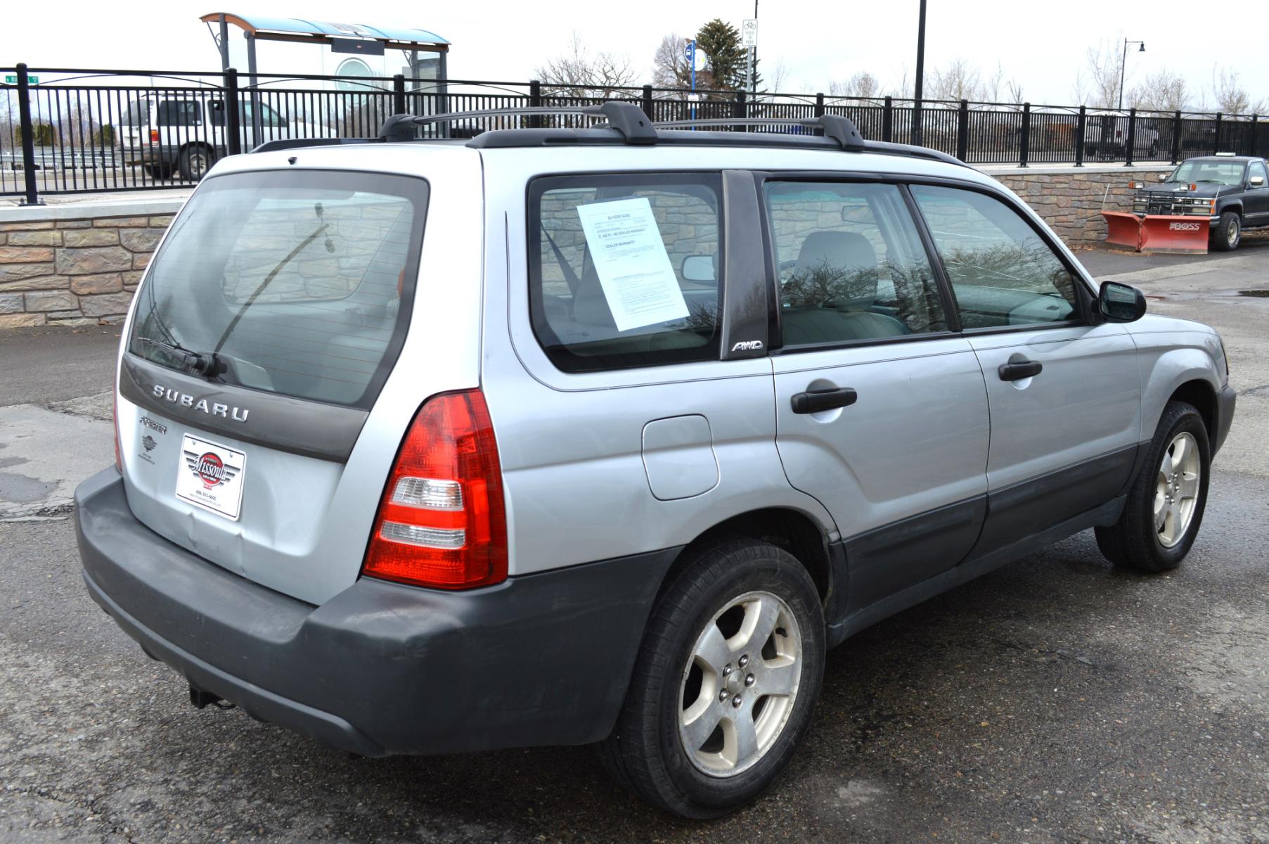 2003 Silver Subaru Forester 2.5 X (JF1SG63693G) with an 2.5L H4 DOHC 16V engine, 5-Speed Manual transmission, located at 450 N Russell, Missoula, MT, 59801, (406) 543-6600, 46.874496, -114.017433 - Great Running Suby. New Timing Belt, Water Pump, Head Gasket. New Clutch. Air Conditioning. Power Windows and Locks. This vehicle is 20 years old and is not eligible for lending through our finance companies. - Photo #4