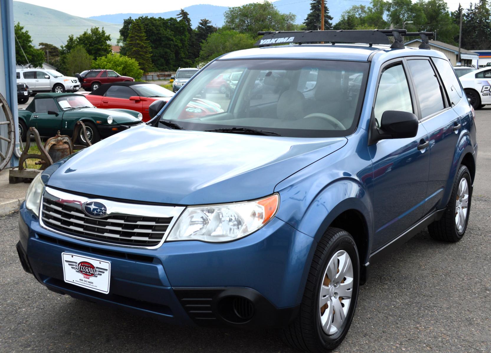 2009 Blue Subaru Forester 2.5X (JF2SH61629H) with an 2.5L H4 SOHC 16V engine, 4-Speed Automatic Overdrive transmission, located at 450 N Russell, Missoula, MT, 59801, (406) 543-6600, 46.874496, -114.017433 - Nice Suby. New Timing and Head Gasket. Automatic Transmission. Air. Cruise, Tilt. Power Windows and Locks. - Photo #2