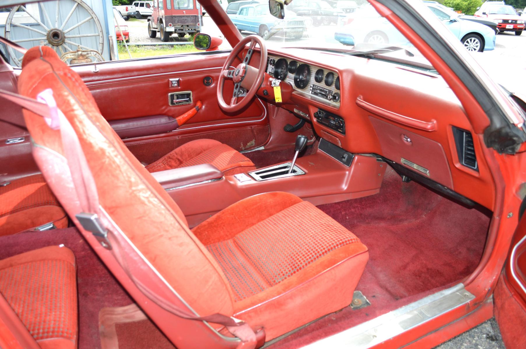 1980 Red Pontiac Trans Am (2W87TAL1477) with an 4.9 Liter Turbo V8 engine, Automatic transmission, located at 450 N Russell, Missoula, MT, 59801, (406) 543-6600, 46.874496, -114.017433 - Classic Trans Am with the Original 4.9L Turbo Engine. Interior Looks Great. Runs Amazing. This vehicle is more then 20 years old and is not eligible for lending through our finance companies. - Photo #10