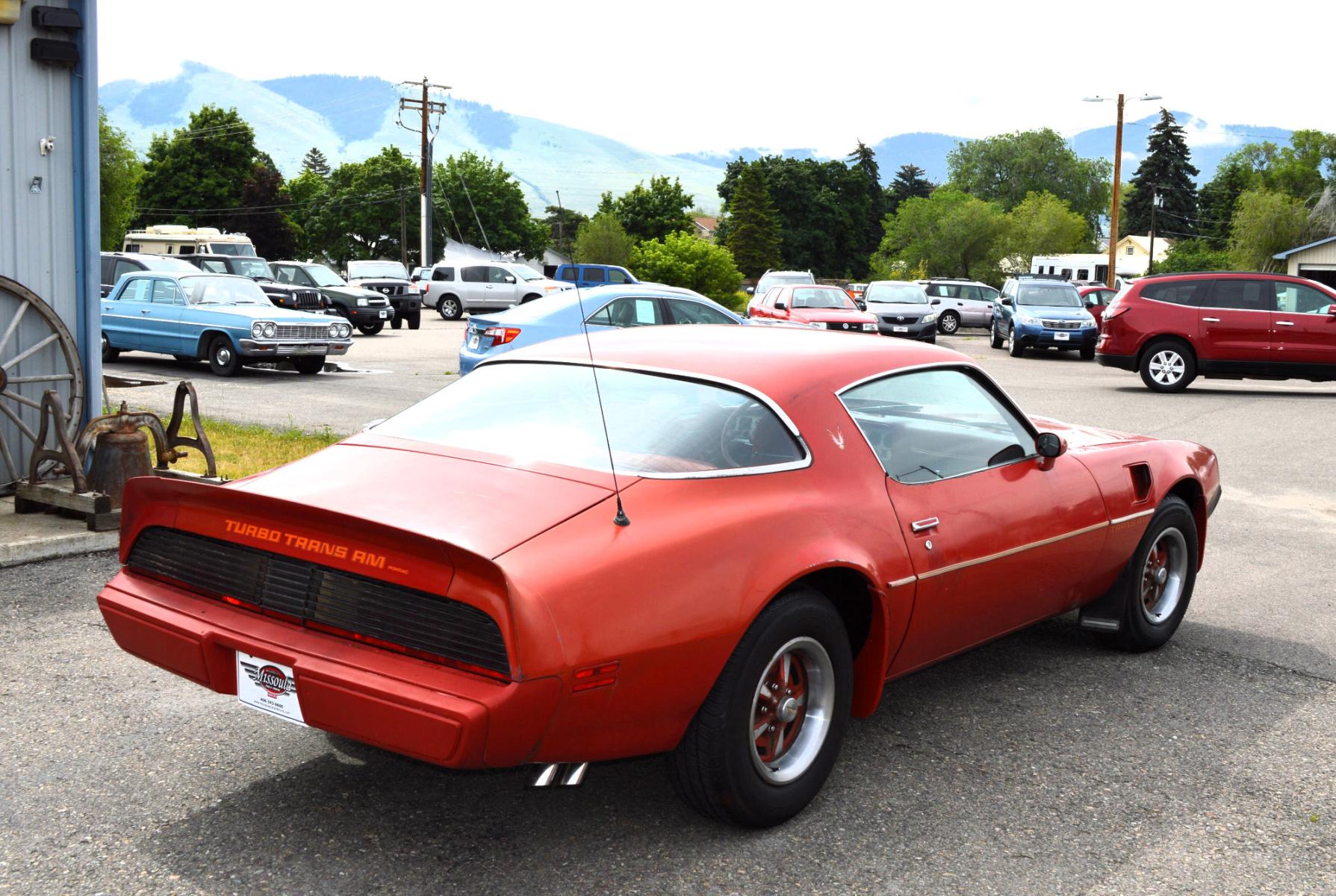 1980 Red Pontiac Trans Am (2W87TAL1477) with an 4.9 Liter Turbo V8 engine, Automatic transmission, located at 450 N Russell, Missoula, MT, 59801, (406) 543-6600, 46.874496, -114.017433 - Classic Trans Am with the Original 4.9L Turbo Engine. Interior Looks Great. Runs Amazing. This vehicle is more then 20 years old and is not eligible for lending through our finance companies. - Photo #3