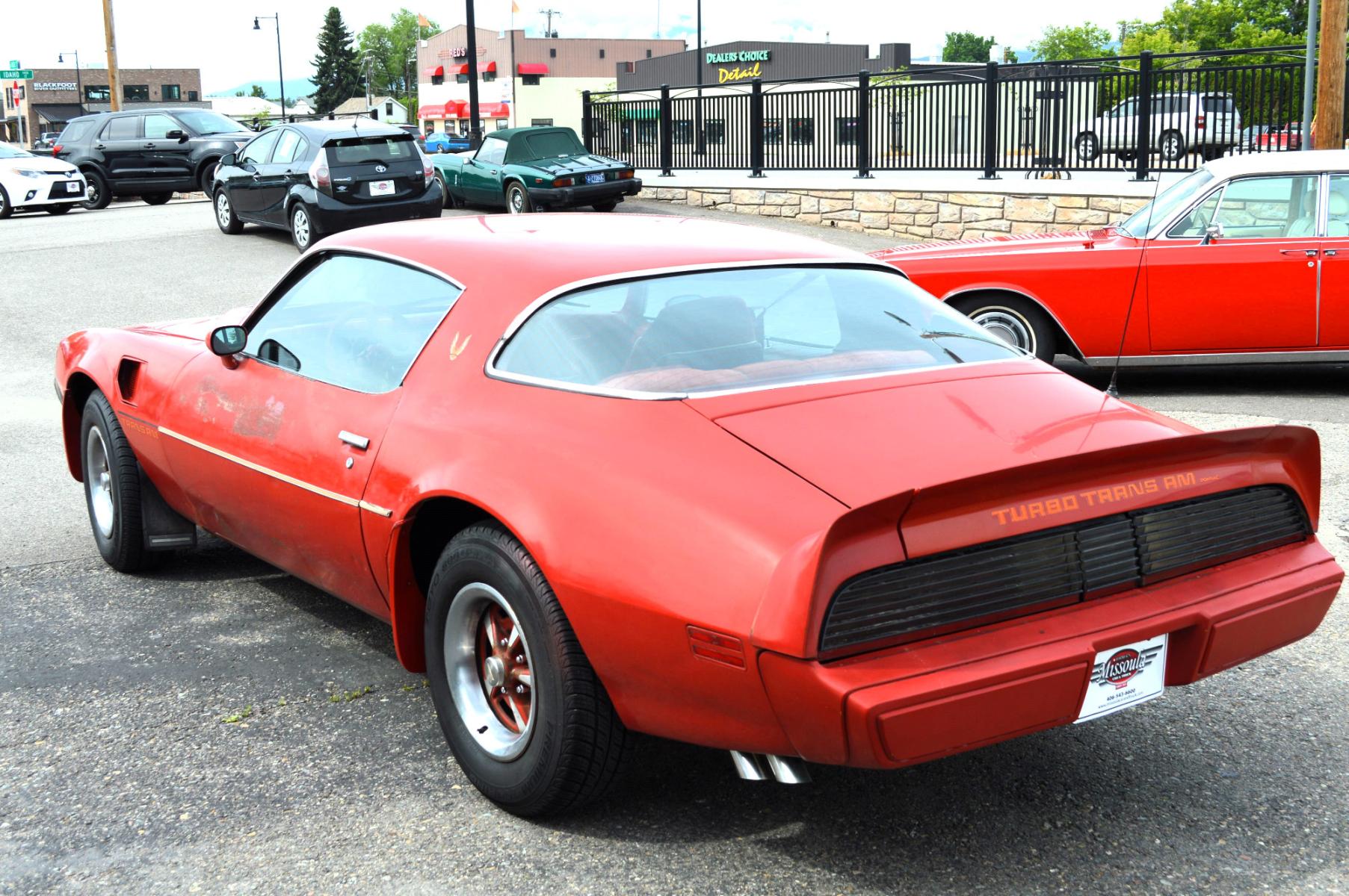 1980 Red Pontiac Trans Am (2W87TAL1477) with an 4.9 Liter Turbo V8 engine, Automatic transmission, located at 450 N Russell, Missoula, MT, 59801, (406) 543-6600, 46.874496, -114.017433 - Photo #5