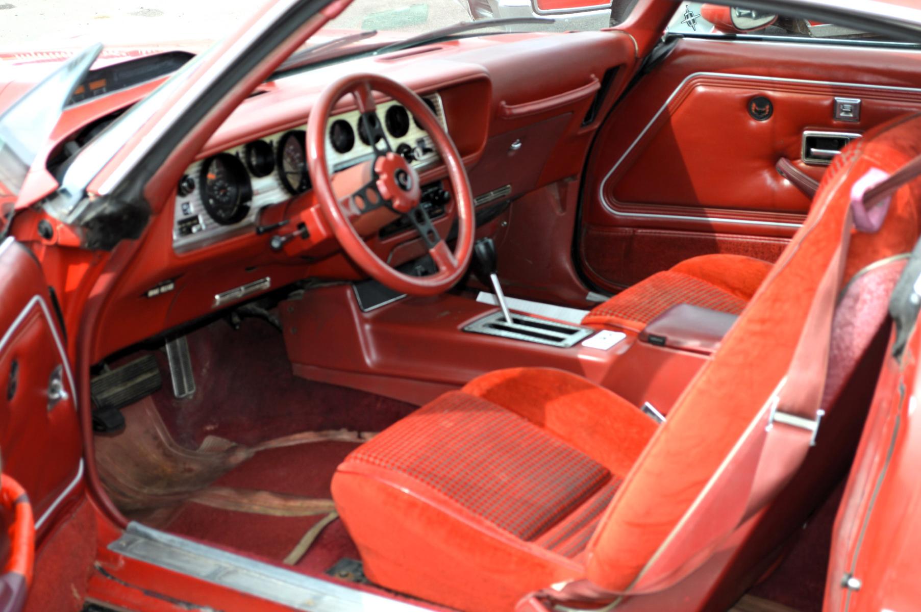 1980 Red Pontiac Trans Am (2W87TAL1477) with an 4.9 Liter Turbo V8 engine, Automatic transmission, located at 450 N Russell, Missoula, MT, 59801, (406) 543-6600, 46.874496, -114.017433 - Photo #8