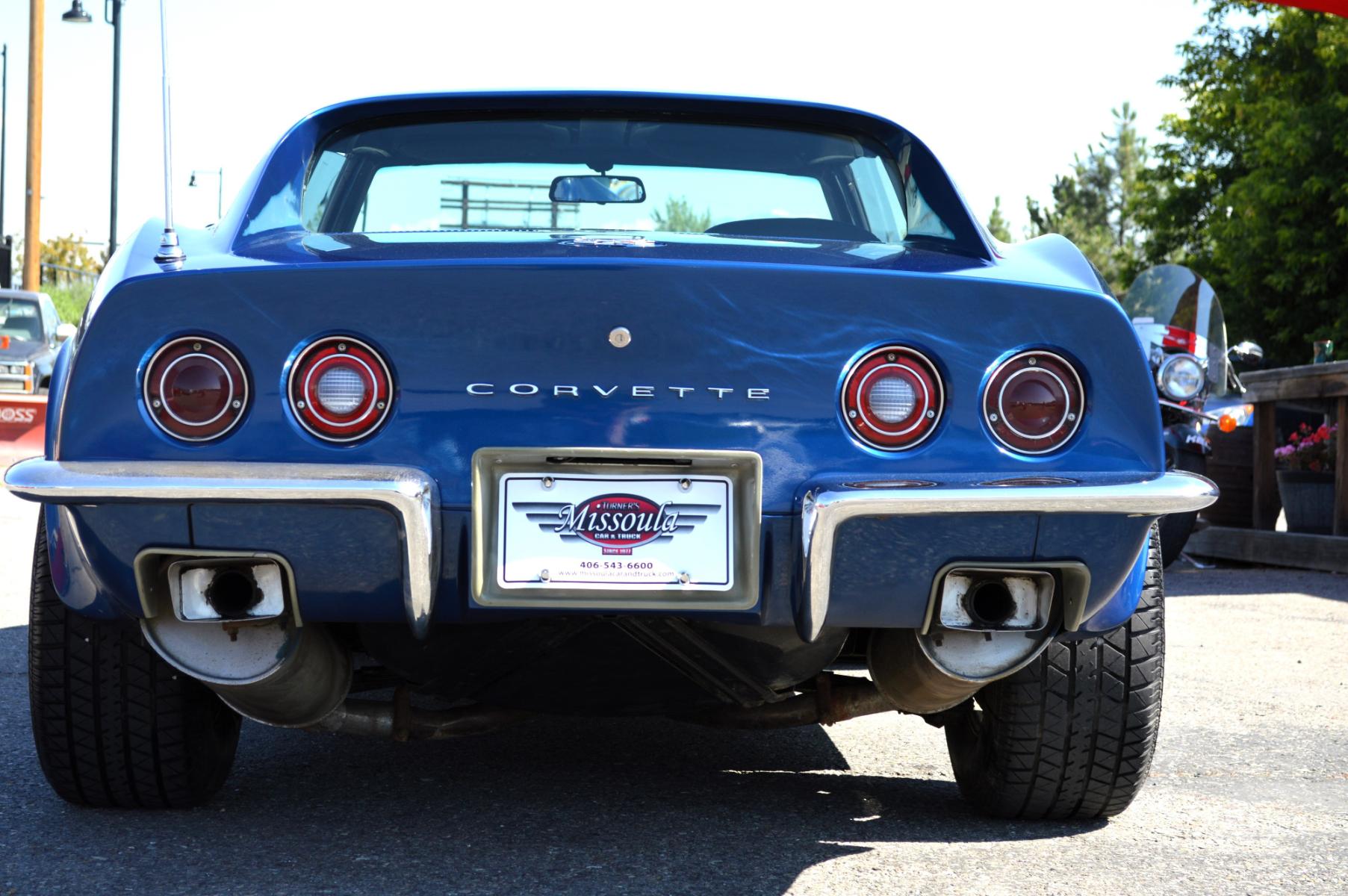 1973 Blue /Black Chevrolet Corvette Stingray (1Z37J3S4290) with an 350 engine, 4-Speed Manual transmission, located at 450 N Russell, Missoula, MT, 59801, (406) 543-6600, 46.874496, -114.017433 - Photo #8