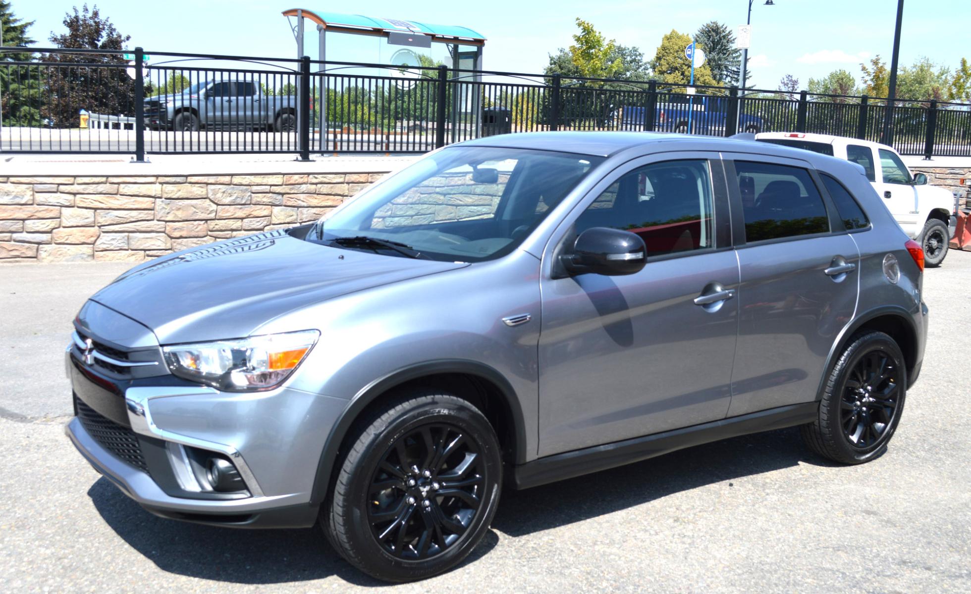 2018 Grey /Black Mitsubishi Outlander Sport 2.0 ES CVT (JA4AP3AU2JZ) with an 2.0L L4 DOHC 16V engine, CVT transmission, located at 450 N Russell, Missoula, MT, 59801, (406) 543-6600, 46.874496, -114.017433 - Cute Little SUV. Automatic Transmission. Air. Cruise. Tilt. Heated Seats. Power Windows. Remote Start. Bluetooth. Backup Camera. 2WD - Photo #1