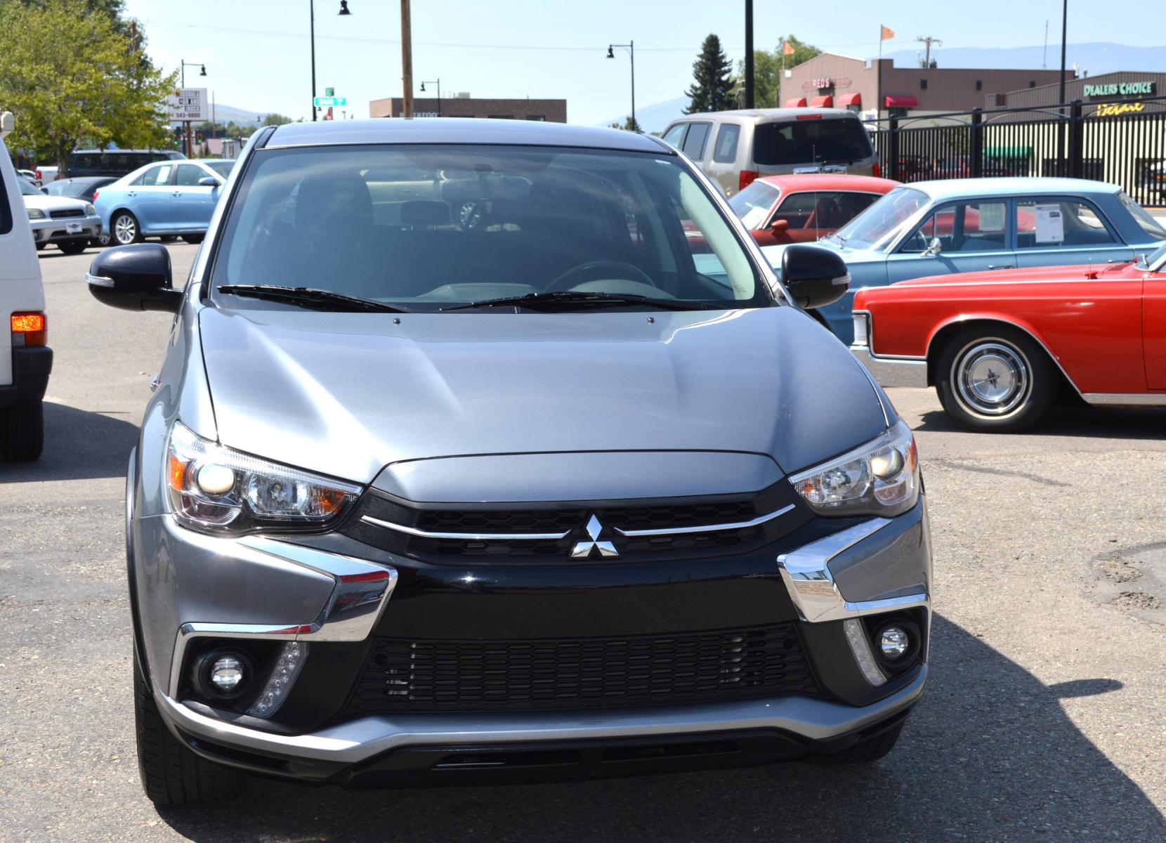 2018 Grey /Black Mitsubishi Outlander Sport 2.0 ES CVT (JA4AP3AU2JZ) with an 2.0L L4 DOHC 16V engine, CVT transmission, located at 450 N Russell, Missoula, MT, 59801, (406) 543-6600, 46.874496, -114.017433 - Cute Little SUV. Automatic Transmission. Air. Cruise. Tilt. Heated Seats. Power Windows. Remote Start. Bluetooth. Backup Camera. 2WD - Photo #2