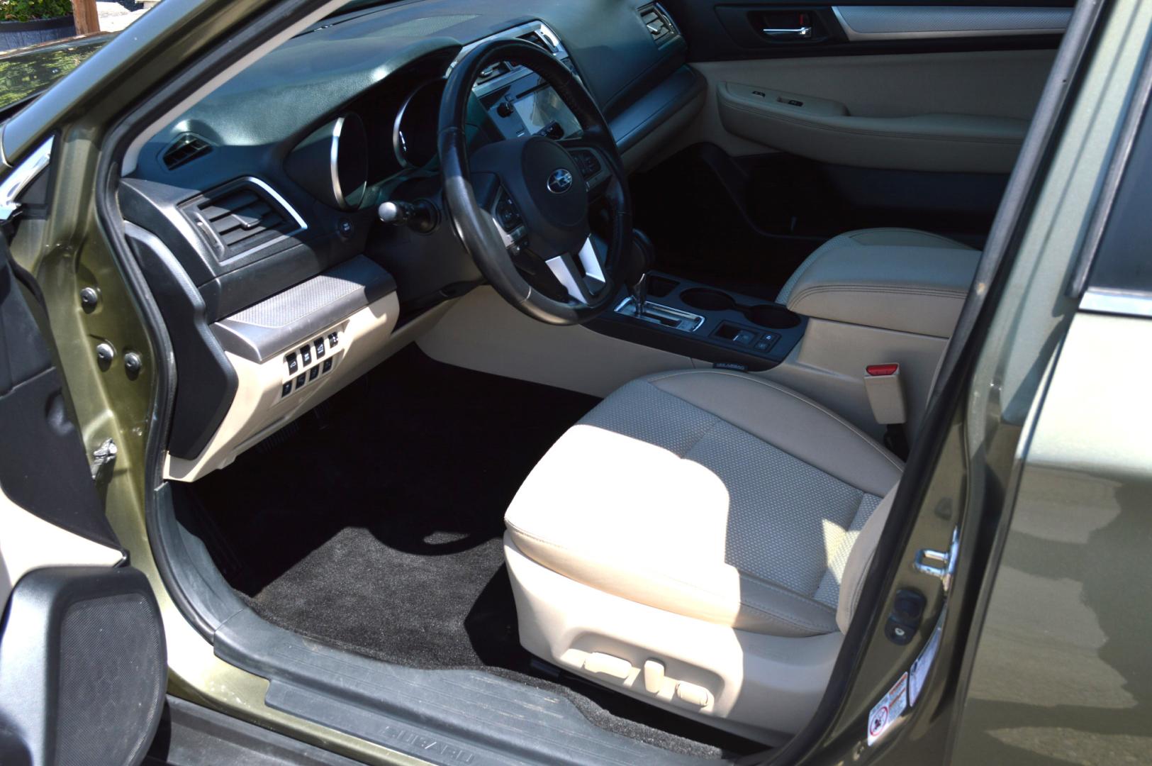 2015 Green /White Subaru Outback 2.5i Premium (4S4BSAFC5F3) with an 2.5L H4 DOHC 16V engine, 6-Speed Automatic transmission, located at 450 N Russell, Missoula, MT, 59801, (406) 543-6600, 46.874496, -114.017433 - Beautiful Green Outback. All Wheel Drive.Automatic Transmission. Heated Seats. Air. Cruise. Tilt. AM FM CD Sat. Bluetooth. Backup Camera. - Photo#13