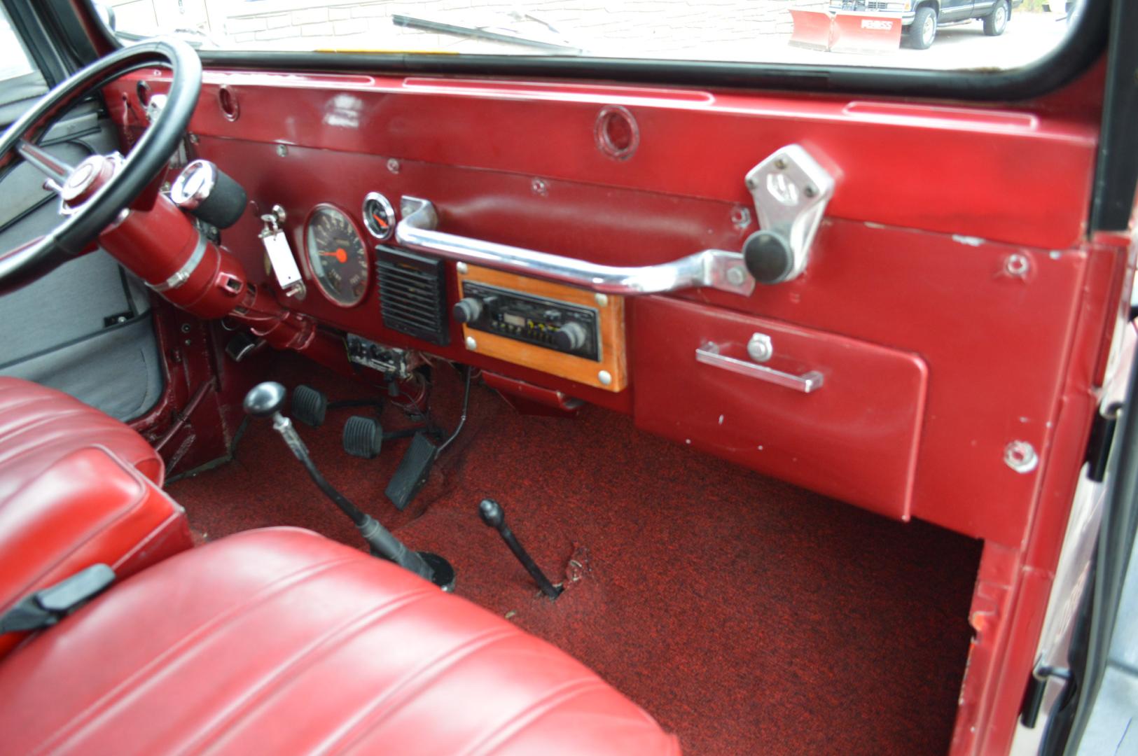 1969 Maroon Jeep CJ5 (83050173554) with an 235 6 Cylinder engine, 3 Speed Manual transmission, located at 450 N Russell, Missoula, MT, 59801, (406) 543-6600, 46.874496, -114.017433 - Cute little Jeep. 4 Wheel drive Works Great. 3 Speed Manual Transmission. Rear Bench Seat. Comes with Soft Top. No Hard Top. Does come with a Nice cover as well. This vehicle is more then 20 years old and is not eligible for lending through our finance companies. - Photo#10