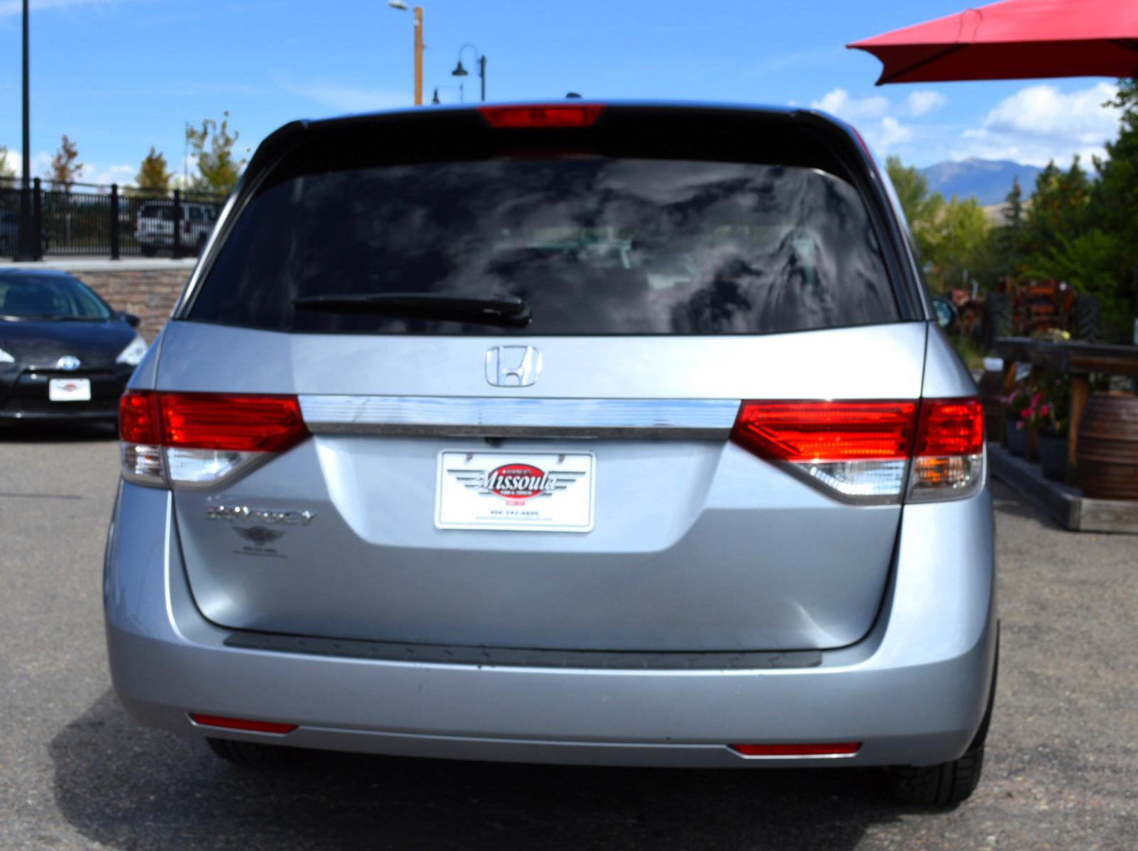 2016 Silver Honda Odyssey EX-L (5FNRL5H6XGB) with an 3.5L V6 SOHC 24V engine, 6A transmission, located at 450 N Russell, Missoula, MT, 59801, (406) 543-6600, 46.874496, -114.017433 - Beautiful Van. 6 Speed Automatic Transmission. Power Sunroof. 3rd Row Seating. Power Sliding Side Doors. Air. Cruise. Tilt. Power Leather Seats. Stow and Go Rear Seats. - Photo #6