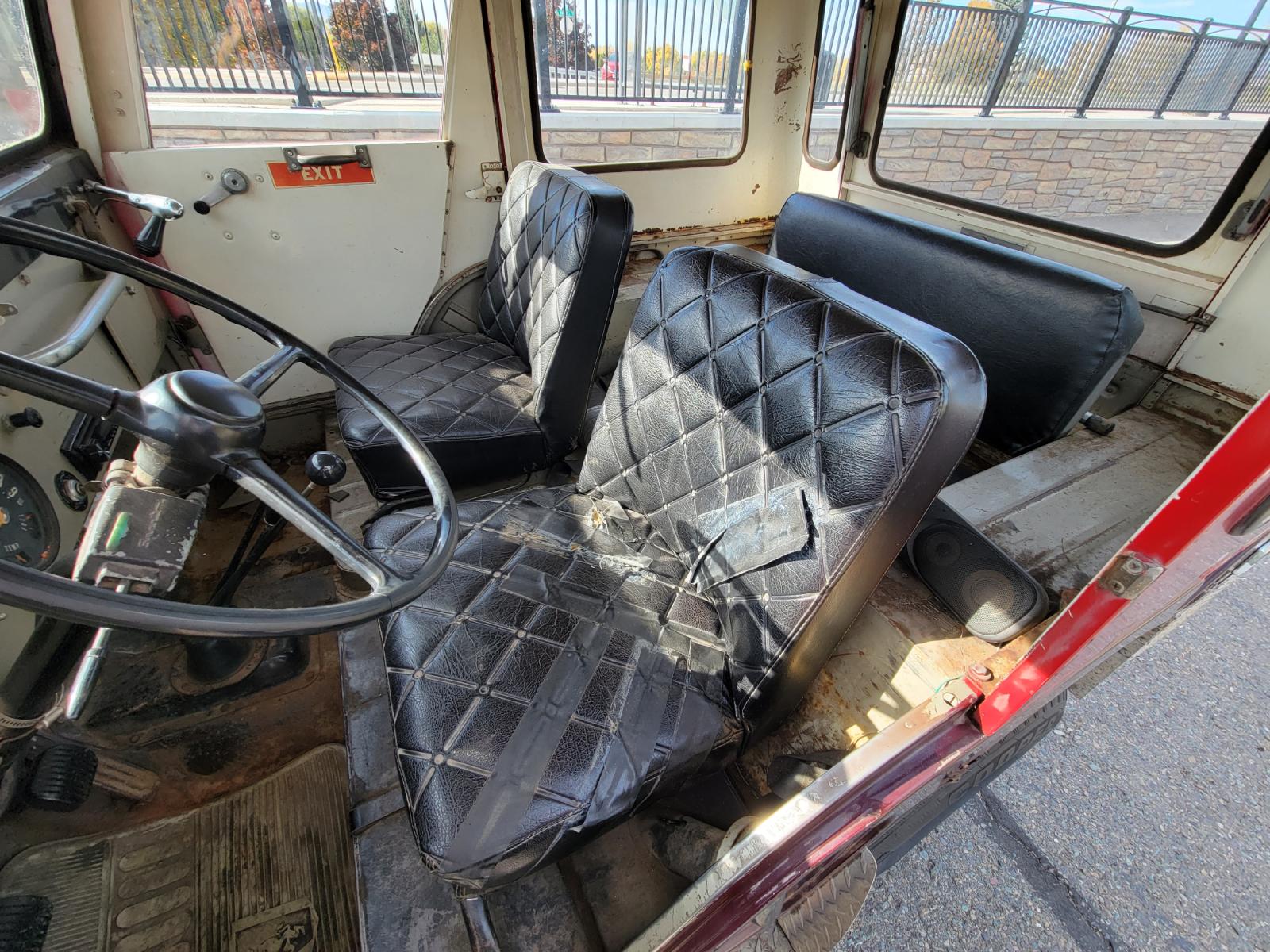 1965 Red American Motors Jeep (8305189188) with an 4 cylinder engine, 3 Speed Manual transmission, located at 450 N Russell, Missoula, MT, 59801, (406) 543-6600, 46.874496, -114.017433 - Photo #15