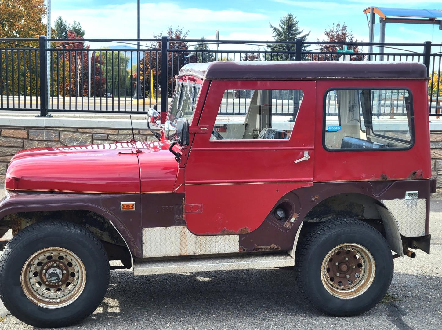 1965 Red American Motors Jeep (8305189188) with an 4 cylinder engine, 3 Speed Manual transmission, located at 450 N Russell, Missoula, MT, 59801, (406) 543-6600, 46.874496, -114.017433 - Photo#1