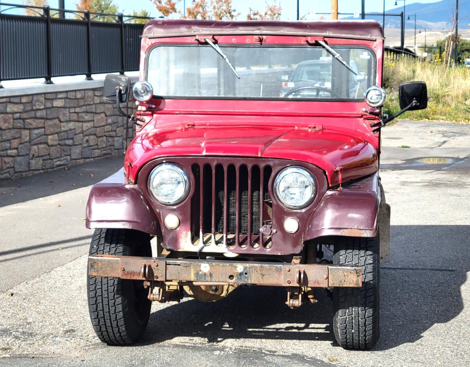 1965 Red American Motors Jeep (8305189188) with an 4 cylinder engine, 3 Speed Manual transmission, located at 450 N Russell, Missoula, MT, 59801, (406) 543-6600, 46.874496, -114.017433 - Photo #7