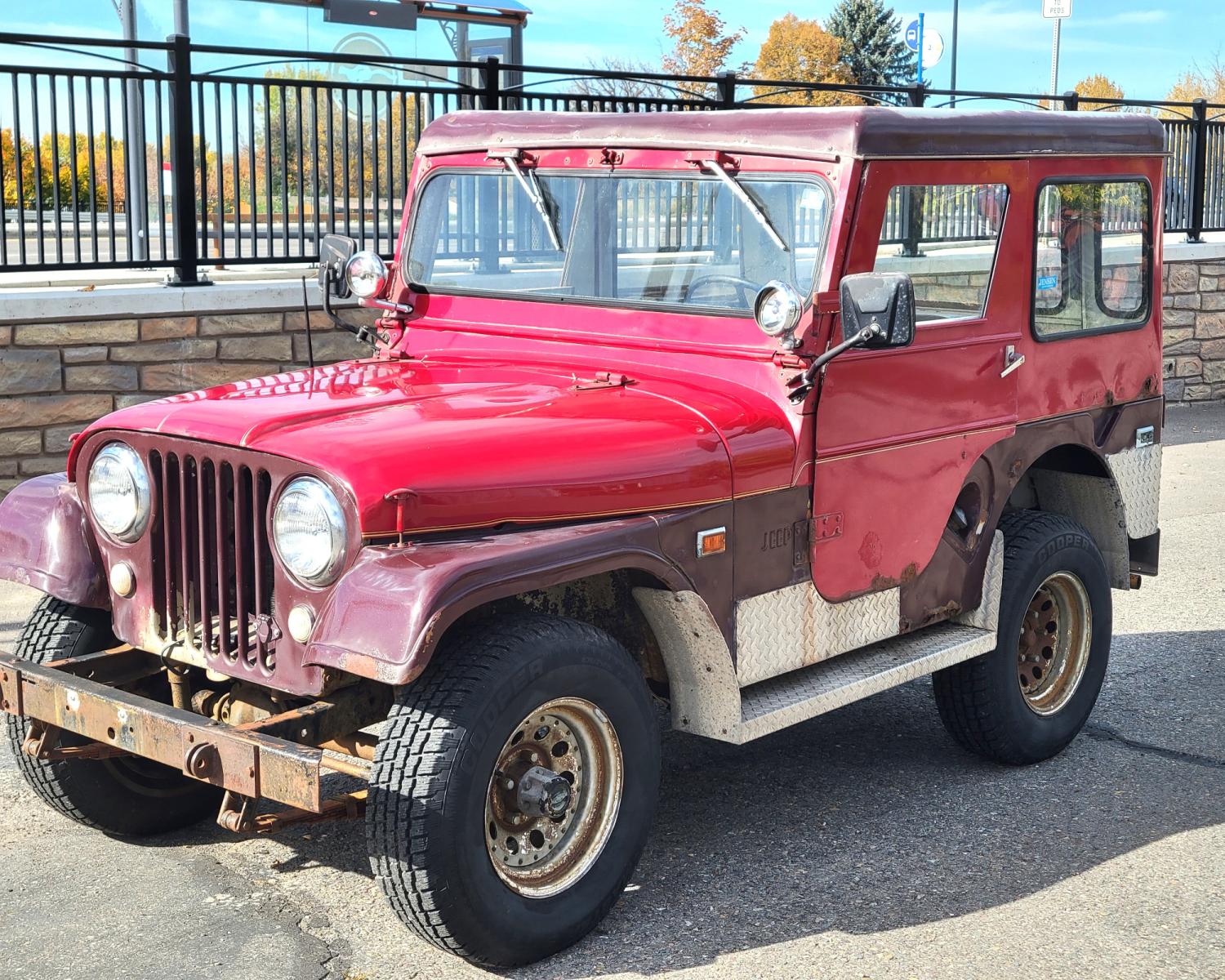 1965 Red American Motors Jeep (8305189188) with an 4 cylinder engine, 3 Speed Manual transmission, located at 450 N Russell, Missoula, MT, 59801, (406) 543-6600, 46.874496, -114.017433 - Photo #8