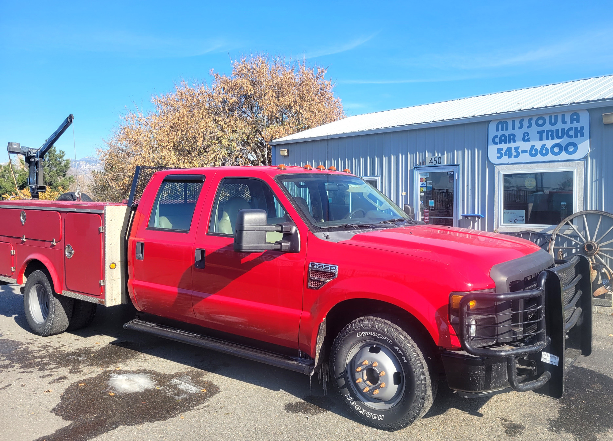 photo of 2008 Ford F-350 SD Lariat Crew Cab  6.4 Diesel. 2WD Utility Box. 