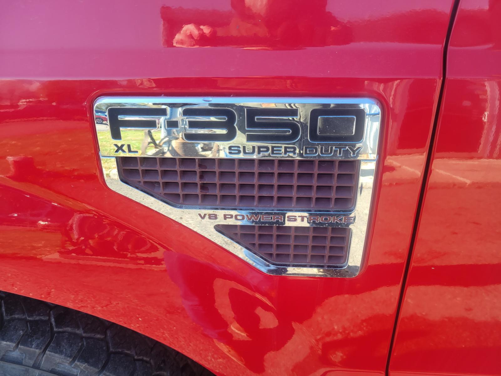 2008 Red Ford F-350 SD Lariat Crew Cab DRW 2WD (1FDWW36R48E) with an 6.4L V8 OHV 32V TURBO DIESEL engine, 5 Speed Automatic transmission, located at 450 N Russell, Missoula, MT, 59801, (406) 543-6600, 46.874496, -114.017433 - One Ton Dually. 2WD. Automatic Transmission. Air Conditioning. Utility Box with Electric Hoist. Only 137K Miles - Photo #18