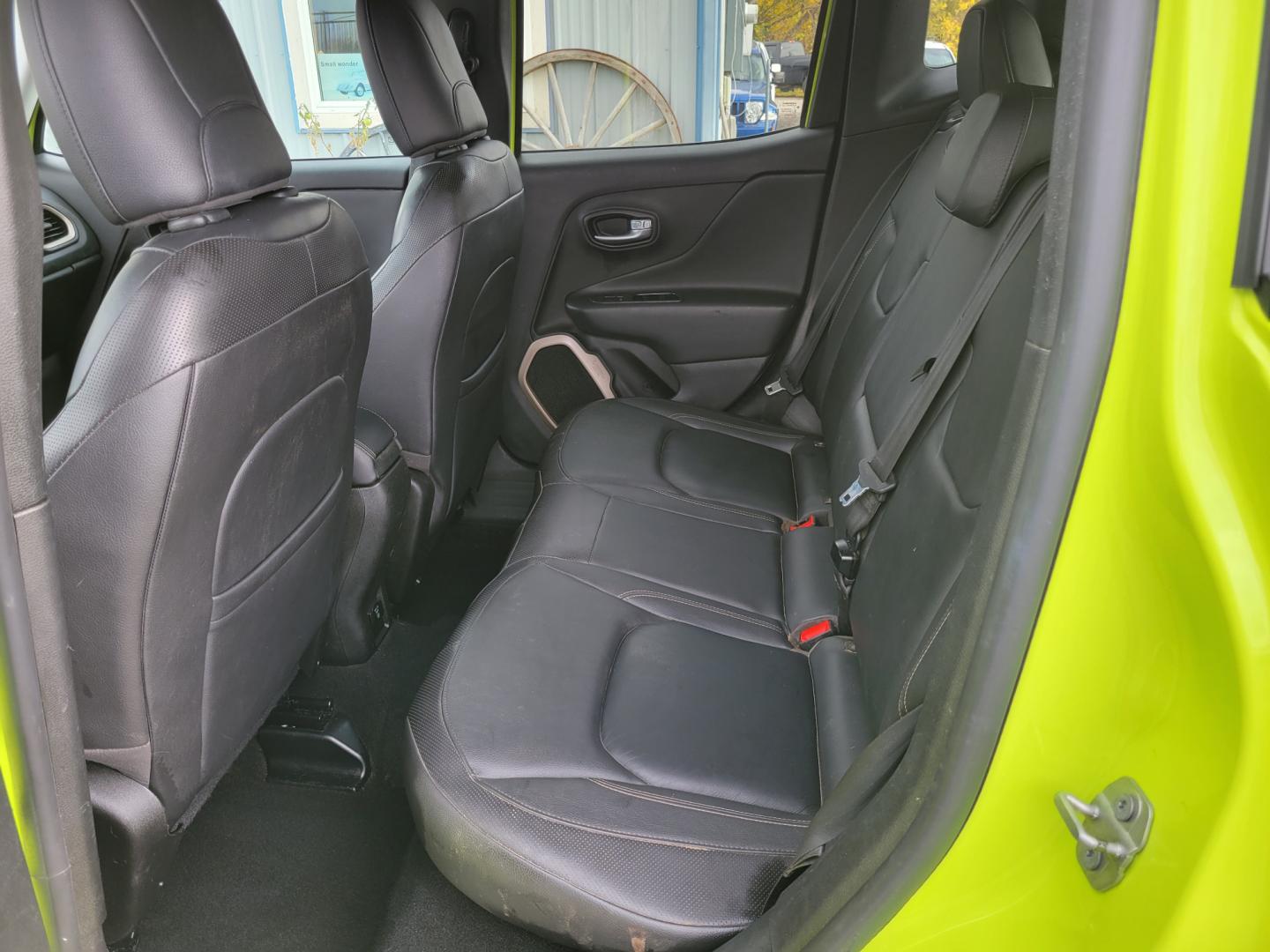 2017 Hyper Green /Black Jeep Renegade Limited 4WD (ZACCJBDB9HP) with an 2.4L L4 DOHC 16V engine, 9A transmission, located at 450 N Russell, Missoula, MT, 59801, (406) 543-6600, 46.874496, -114.017433 - Photo#14