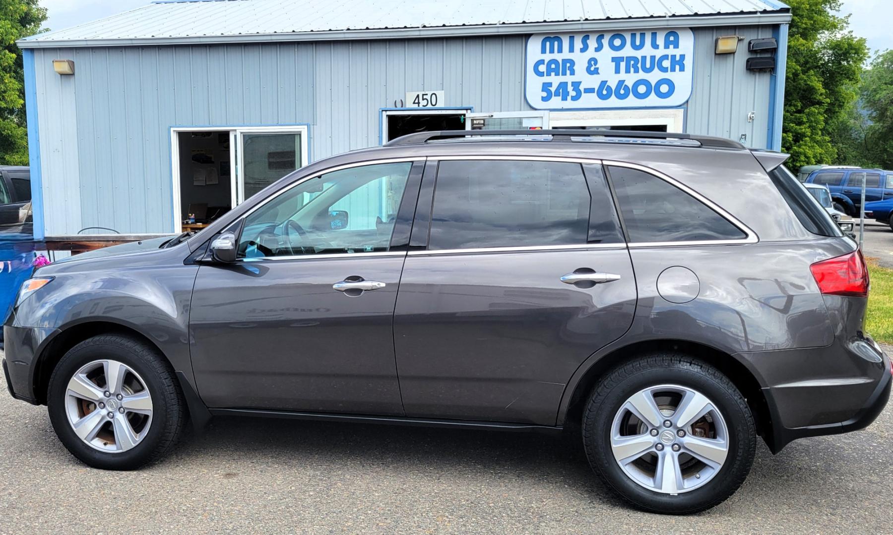 2012 Grey /Black Acura MDX Tech Package (2HNYD2H35CH) with an 3.7L V6 engine, 6 Speed Auto transmission, located at 450 N Russell, Missoula, MT, 59801, (406) 543-6600, 46.874496, -114.017433 - All Wheel Drive Acura MDX. 3.7 V6 Engine. 6 Speed Automatic Transmission. Heated Leather Seats. Power Sunroof. 3rd Row Seating. Bluetooth. Backup Camera. AM FM XM CD P,layer. Navigation. Front and Rear Air Conditioning. Power Windows and Locks. NEW TIRES! - Photo#1