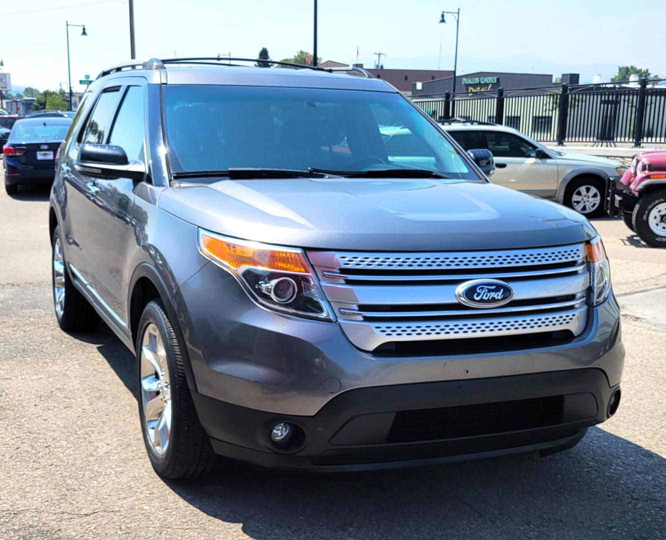 2013 Grey /Black Ford Explorer XLT (1FM5K8D87DG) with an 3.5L v6 engine, 6 Speed Auto transmission, located at 450 N Russell, Missoula, MT, 59801, (406) 543-6600, 46.874496, -114.017433 - Photo#2