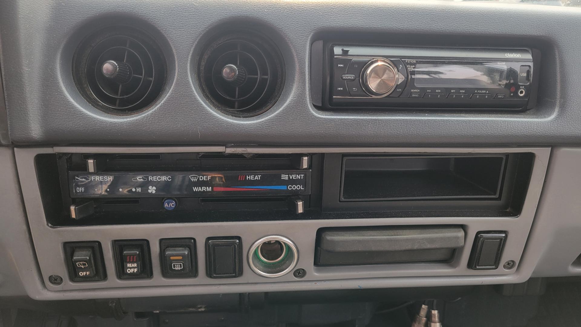 1984 Blue /Tan Toyota Land Cruiser FJ60 (JT3FJ60G3E1) with an 4.2L L6 engine, 4 Speed Manual transmission, located at 450 N Russell, Missoula, MT, 59801, (406) 543-6600, 46.874496, -114.017433 - Hard to find FJ. 4.2 Straight 6 Engine. 4 Speed Manual Transmission. Shows a little rust which i s common for this year of Land Cruiser. factory a/c pretty much an unmolested original still has smog pump original interior etc Current owner purchased in Bozeman in 1999 Because of the ag - Photo#15
