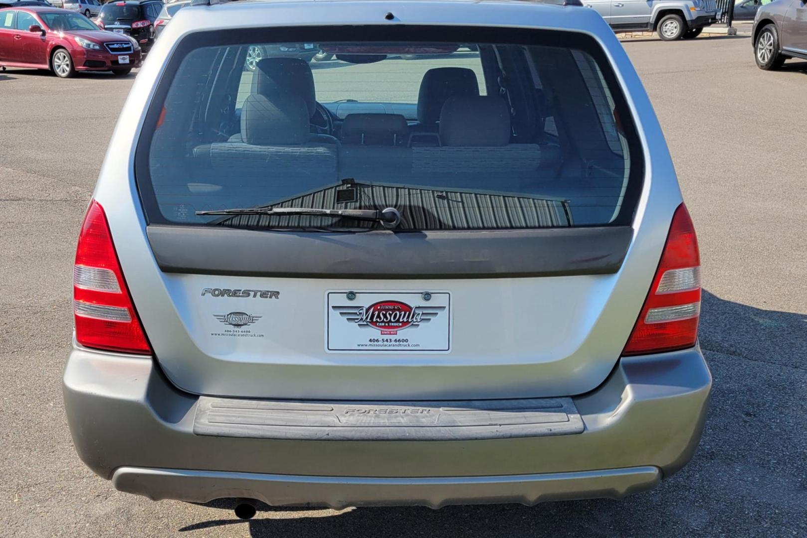 2003 Silver /Gray Subaru Forester 2.5 XS (JF1SG65633H) with an 2.5L H4 SOHC 16V engine, 4-Speed Automatic Overdrive transmission, located at 450 N Russell, Missoula, MT, 59801, (406) 543-6600, 46.874496, -114.017433 - 2.5L I4 Engine. AWD. Automatic Transmission. Air Blows Cold. The engine seems a little tired so we are selling as an around town vehicle or for parts as most of the body is very good and the transmission seems strong. Starts every time. Financing is not available. - Photo#5