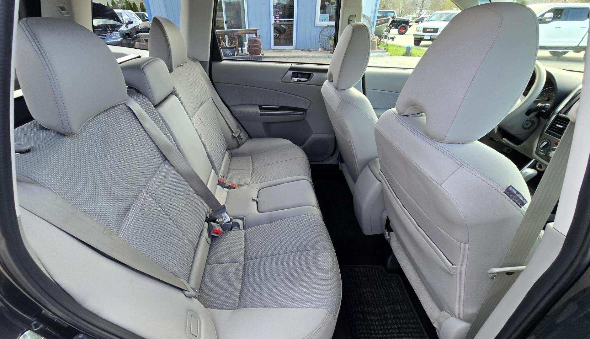 2012 Grey /White Subaru Forester 2.5X Premium (JF2SHADCXCH) with an 2.5L H4 SOHC 16V engine, 4-Speed Automatic transmission, located at 450 N Russell, Missoula, MT, 59801, (406) 543-6600, 46.874496, -114.017433 - Great Miles. Only 95K. Very Clean AWD Forester. 2.4L H4 Engine. Automatic Transmission. Huge Sunroof. Power Drivers Seat. Heated Front Seats. AM FM Bluetooth. Air. Cruise. Tilt. Power Windows and Locks. Rubber is Like New. We Finance through local Credit Unions. We do NOT offer In House (Buy Her - Photo#11