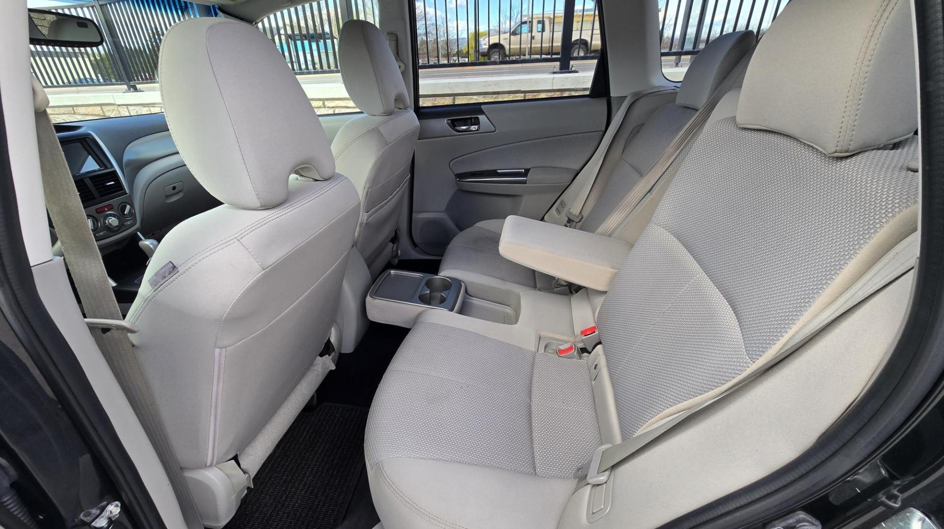 2012 Grey /White Subaru Forester 2.5X Premium (JF2SHADCXCH) with an 2.5L H4 SOHC 16V engine, 4-Speed Automatic transmission, located at 450 N Russell, Missoula, MT, 59801, (406) 543-6600, 46.874496, -114.017433 - Great Miles. Only 95K. Very Clean AWD Forester. 2.4L H4 Engine. Automatic Transmission. Huge Sunroof. Power Drivers Seat. Heated Front Seats. AM FM Bluetooth. Air. Cruise. Tilt. Power Windows and Locks. Rubber is Like New. We Finance through local Credit Unions. We do NOT offer In House (Buy Her - Photo#13